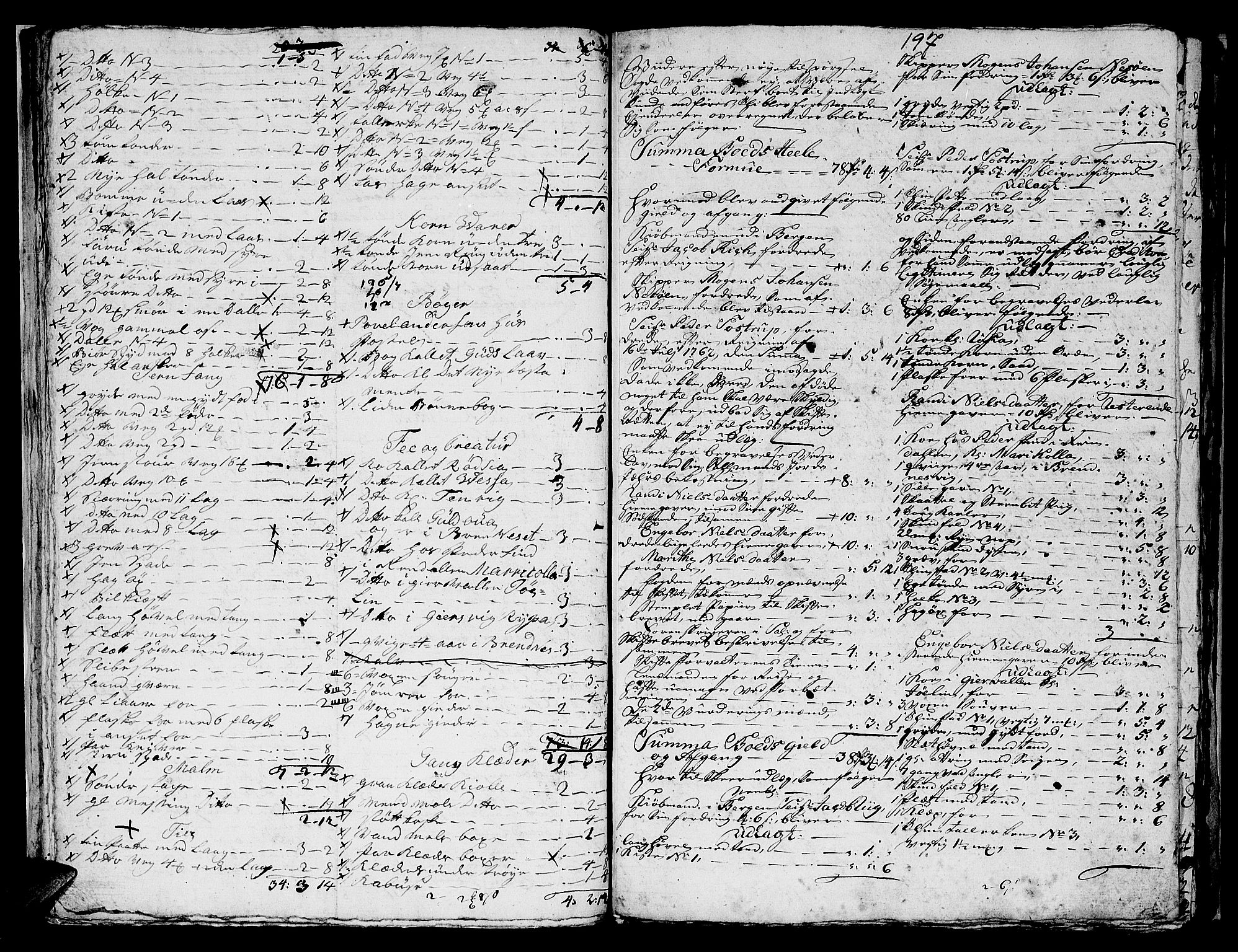 Helgeland sorenskriveri, AV/SAT-A-0004/3/3A/L0051: Konseptprotokoll 36, 1762, p. 196b-197a