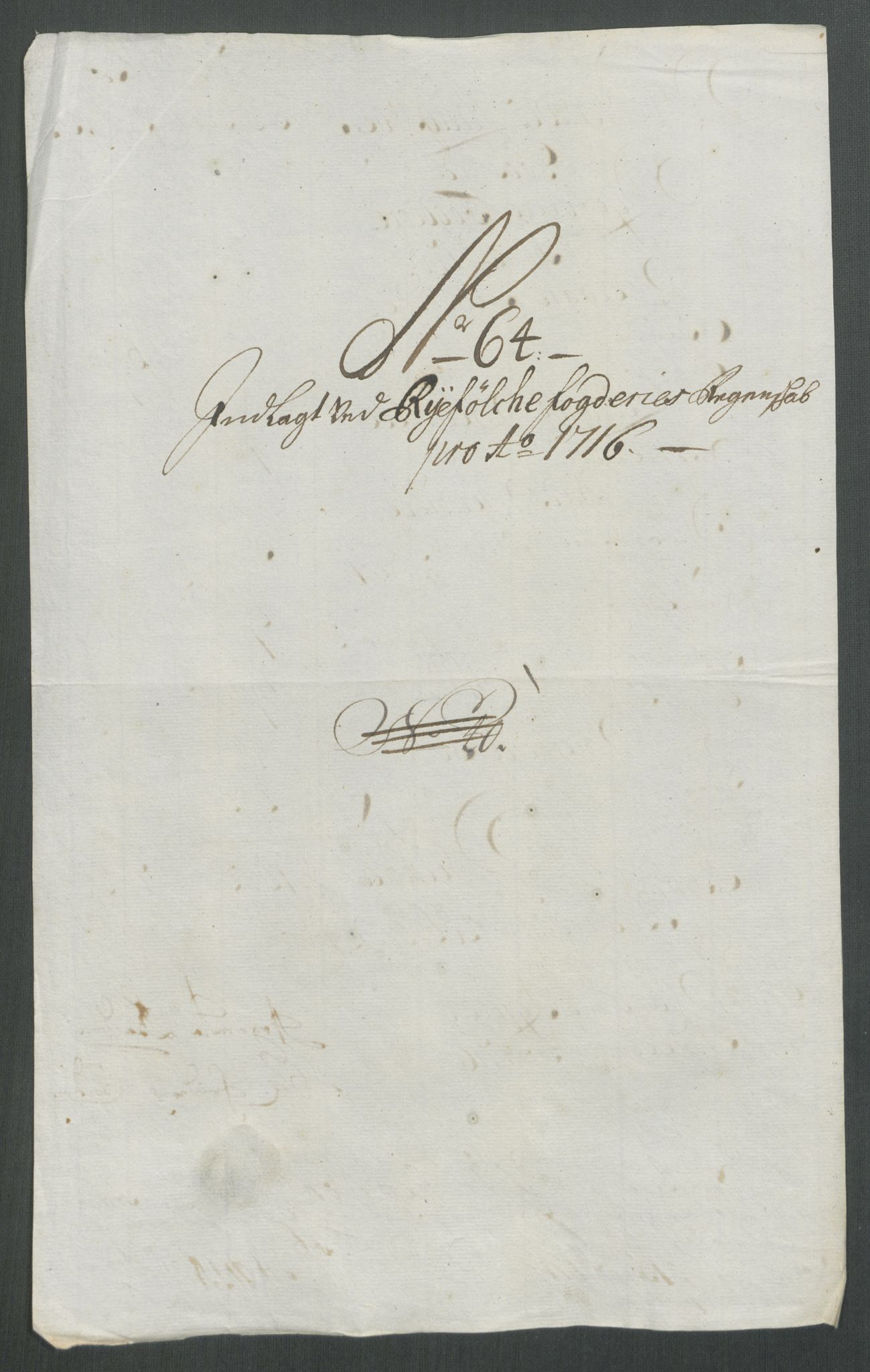 Rentekammeret inntil 1814, Reviderte regnskaper, Fogderegnskap, RA/EA-4092/R47/L2869: Fogderegnskap Ryfylke, 1716, p. 311
