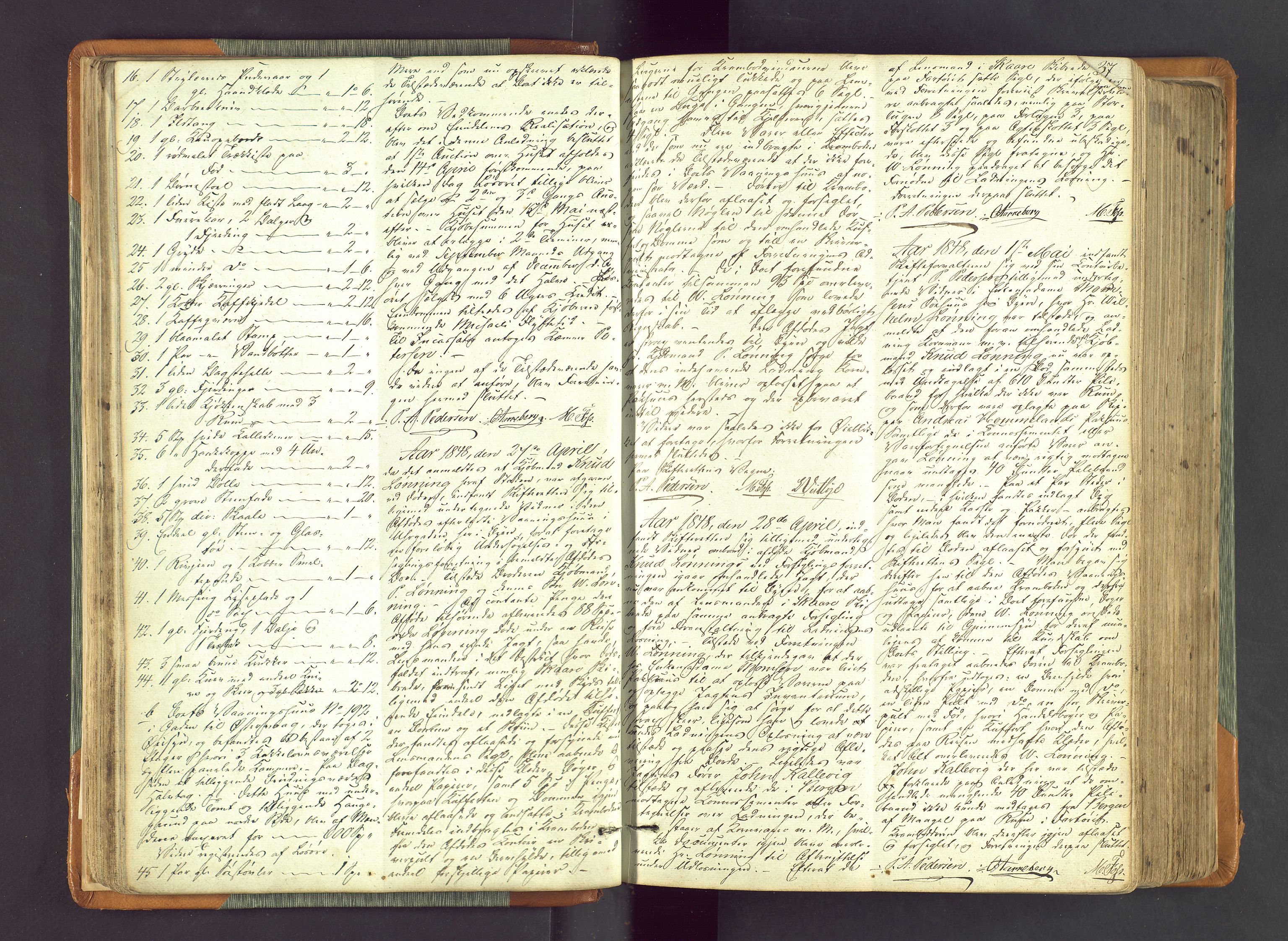 Stavanger byfogd, AV/SAST-A-101408/001/5/50/503BA/L0002: Registreringsprotokoll, 1846-1864, p. 37