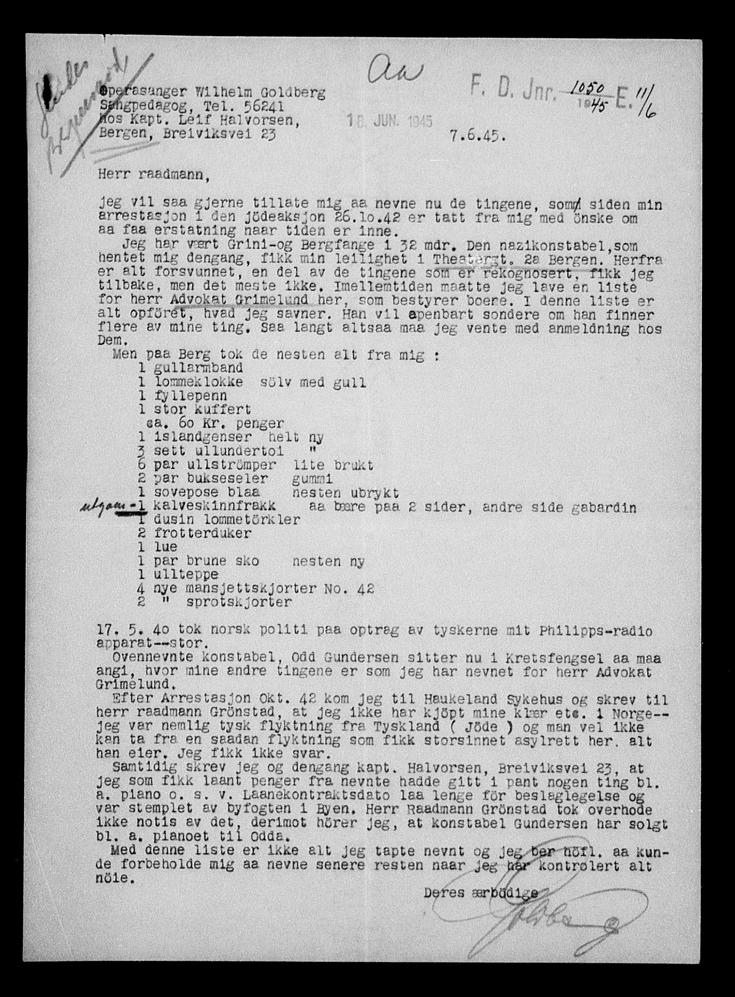 Justisdepartementet, Tilbakeføringskontoret for inndratte formuer, AV/RA-S-1564/H/Hc/Hcd/L0996: --, 1945-1947, p. 39