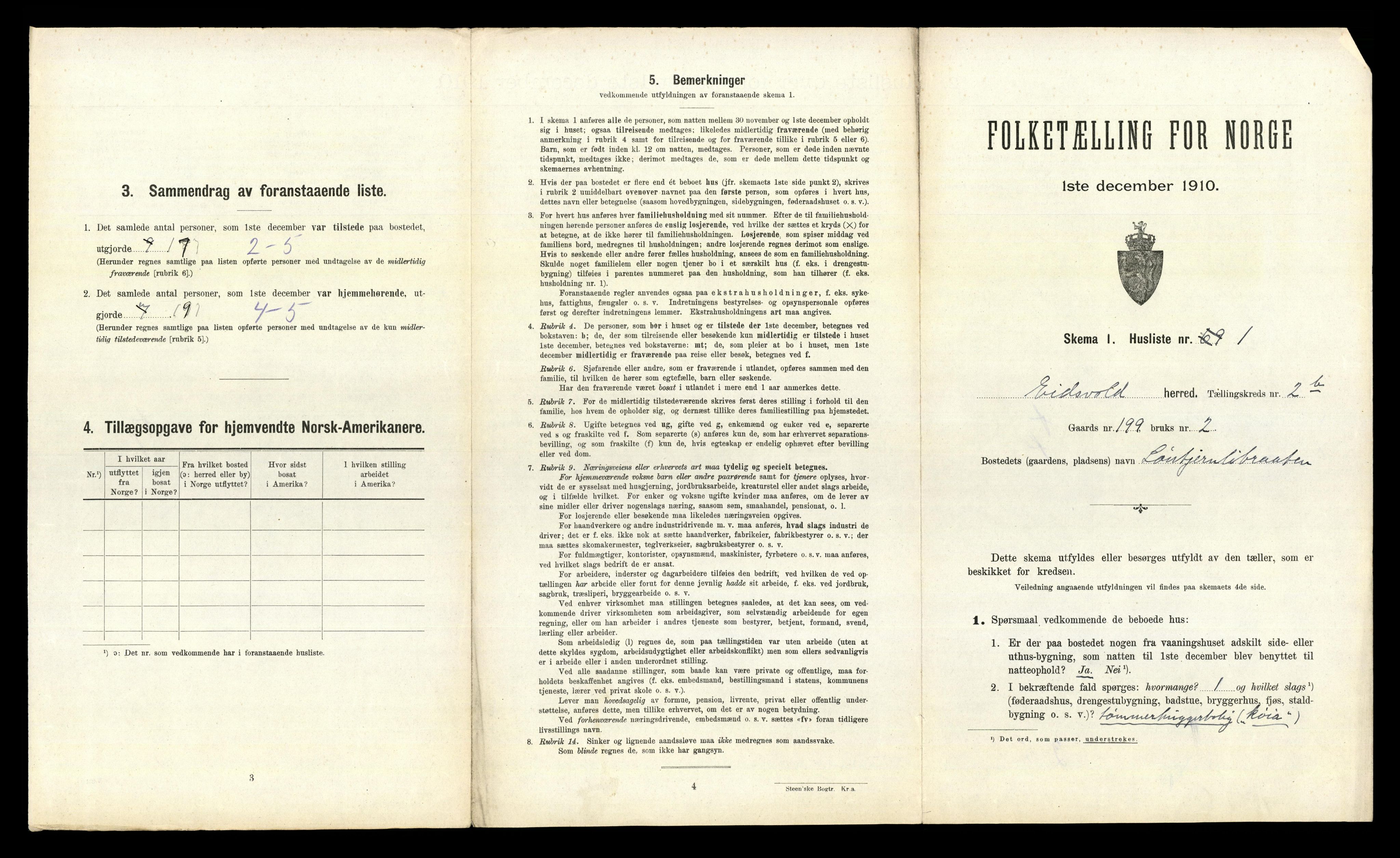RA, 1910 census for Eidsvoll, 1910, p. 644