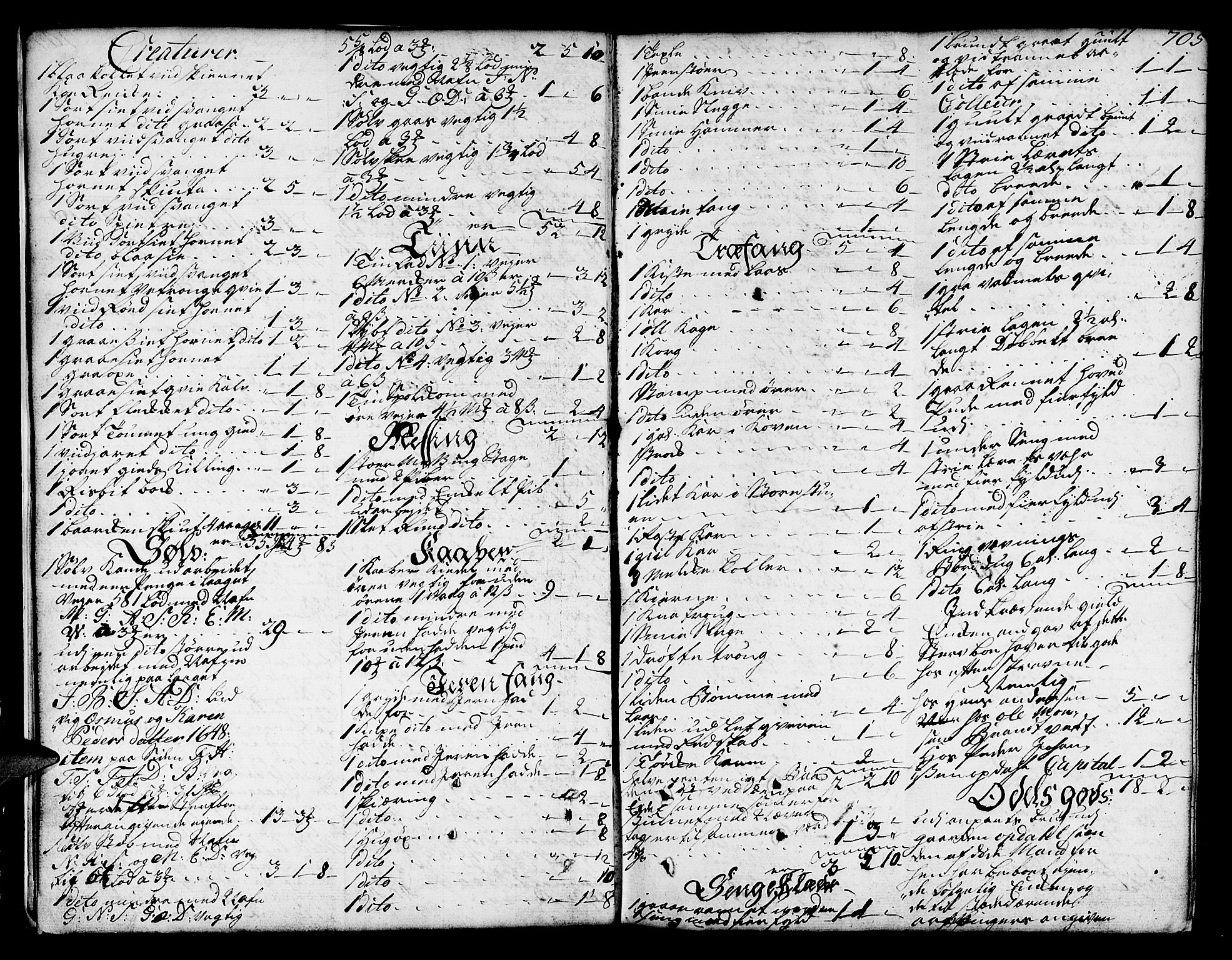 Sunnhordland sorenskrivar, SAB/A-2401/1/H/Ha/Haa/L0006: Skifteprotokollar. Register på lesesal. Fol. 1061- ut, 1751-1753, p. 704b-705a