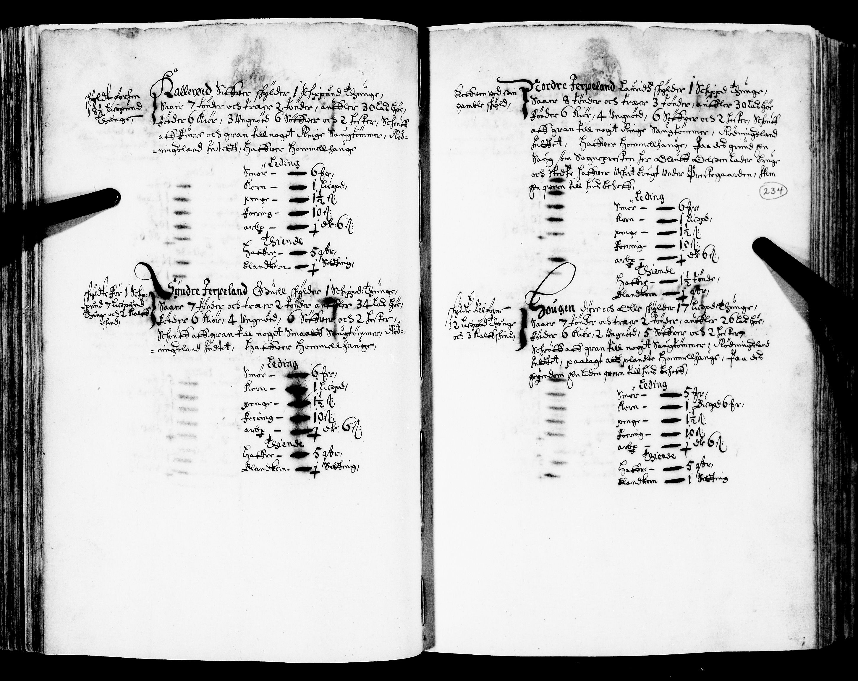 Rentekammeret inntil 1814, Realistisk ordnet avdeling, AV/RA-EA-4070/N/Nb/Nba/L0020: Tønsberg len, 2. del, 1668, p. 233b-234a