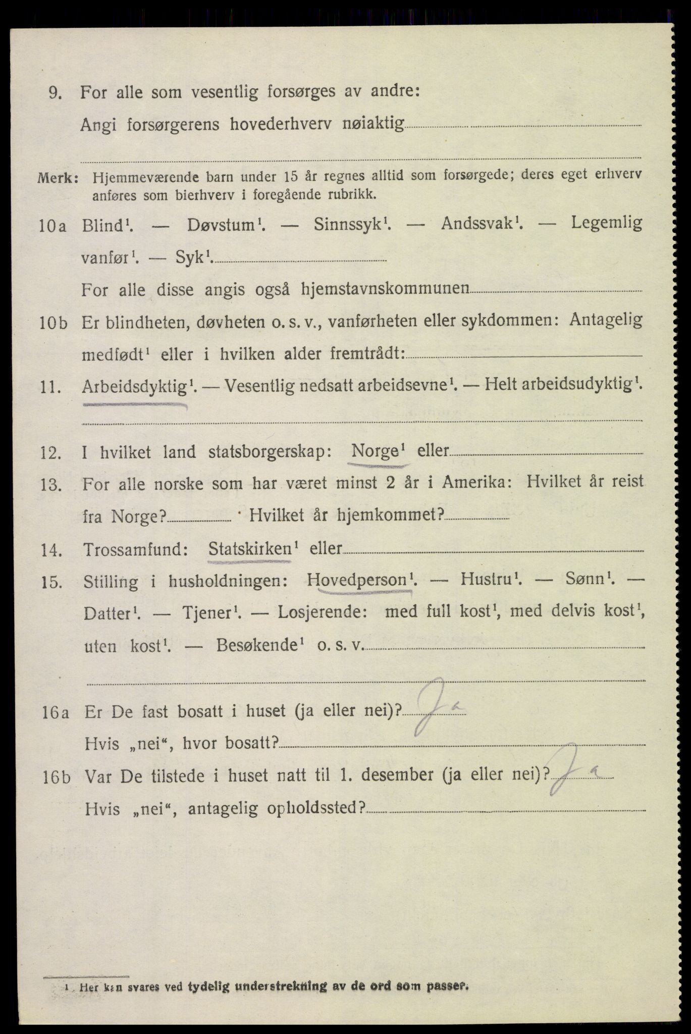 SAH, 1920 census for Furnes, 1920, p. 9608