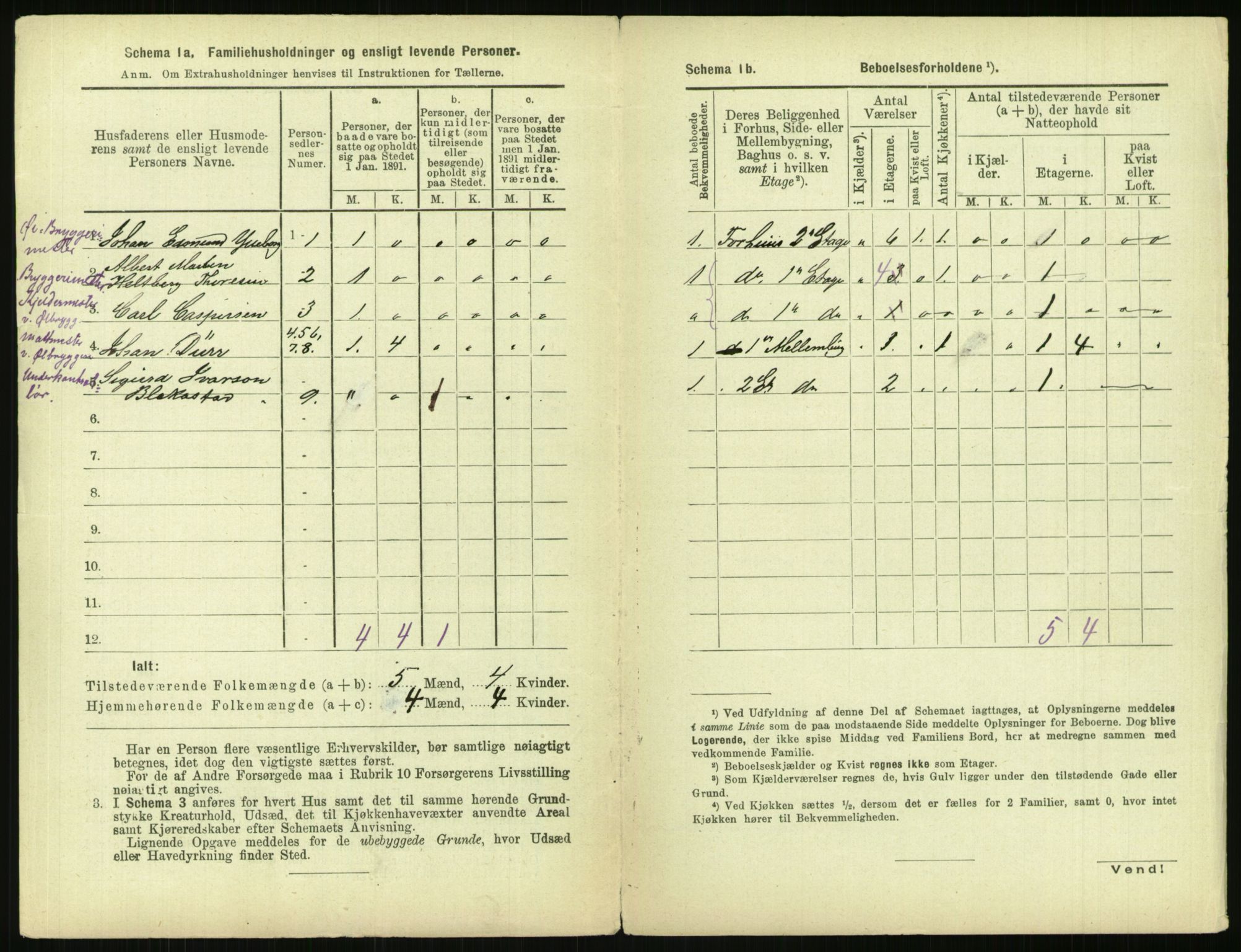 RA, 1891 census for 0301 Kristiania, 1891, p. 84359