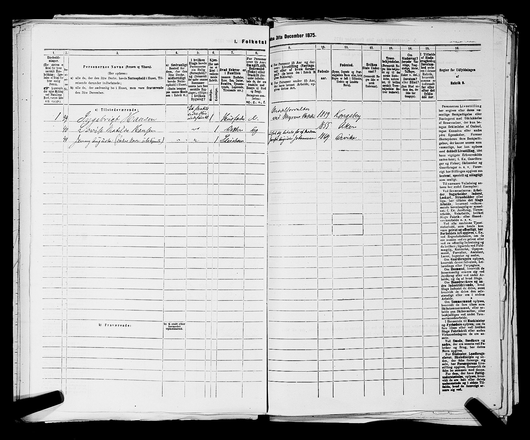 RA, 1875 census for 0301 Kristiania, 1875, p. 6615