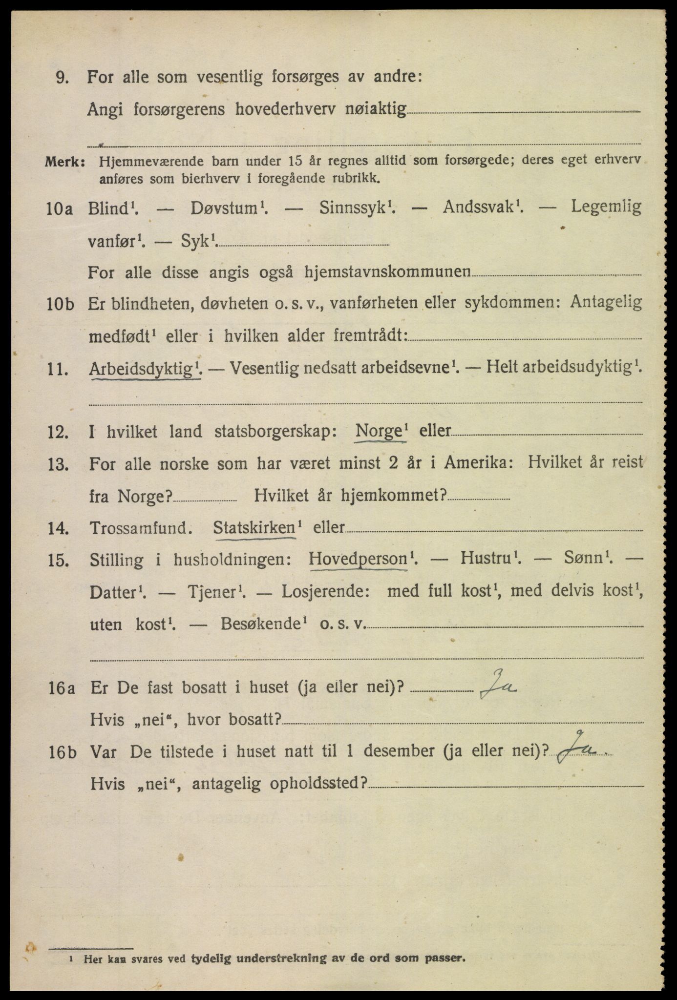 SAK, 1920 census for Holt, 1920, p. 5417