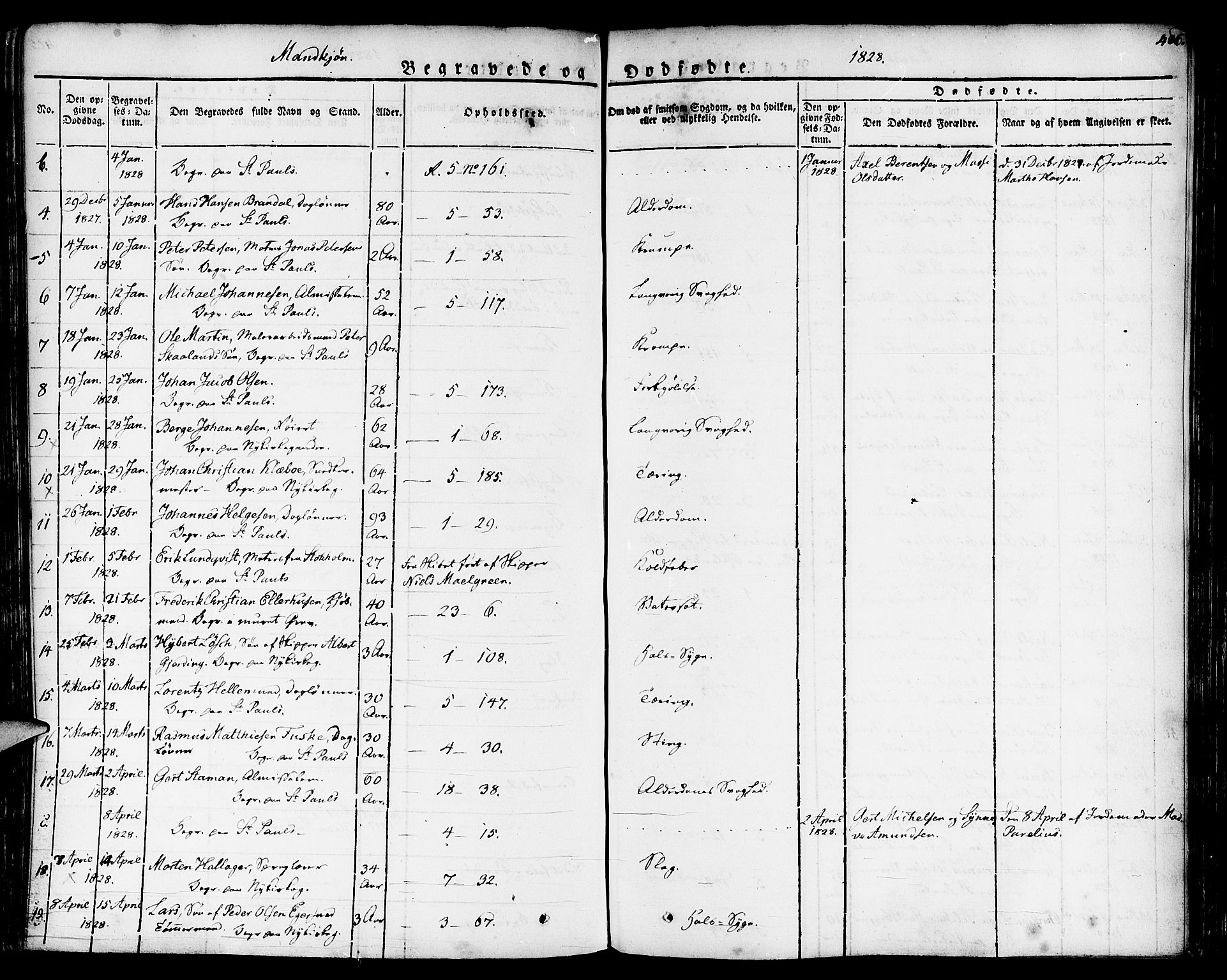 Nykirken Sokneprestembete, SAB/A-77101/H/Haa/L0012: Parish register (official) no. A 12, 1821-1844, p. 486