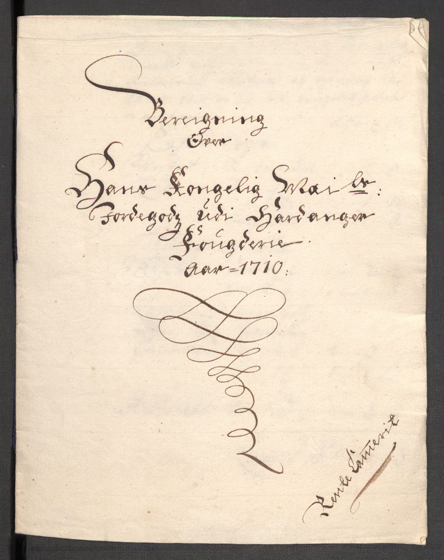 Rentekammeret inntil 1814, Reviderte regnskaper, Fogderegnskap, RA/EA-4092/R48/L2986: Fogderegnskap Sunnhordland og Hardanger, 1709-1710, p. 494
