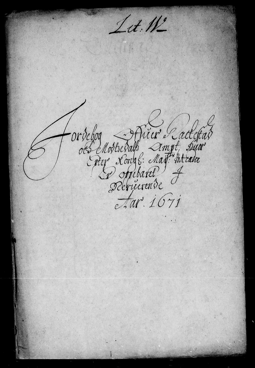 Rentekammeret inntil 1814, Reviderte regnskaper, Stiftamtstueregnskaper, Landkommissariatet på Akershus og Akershus stiftamt, AV/RA-EA-5869/R/Rb/L0076: Akershus stiftamt, 1671