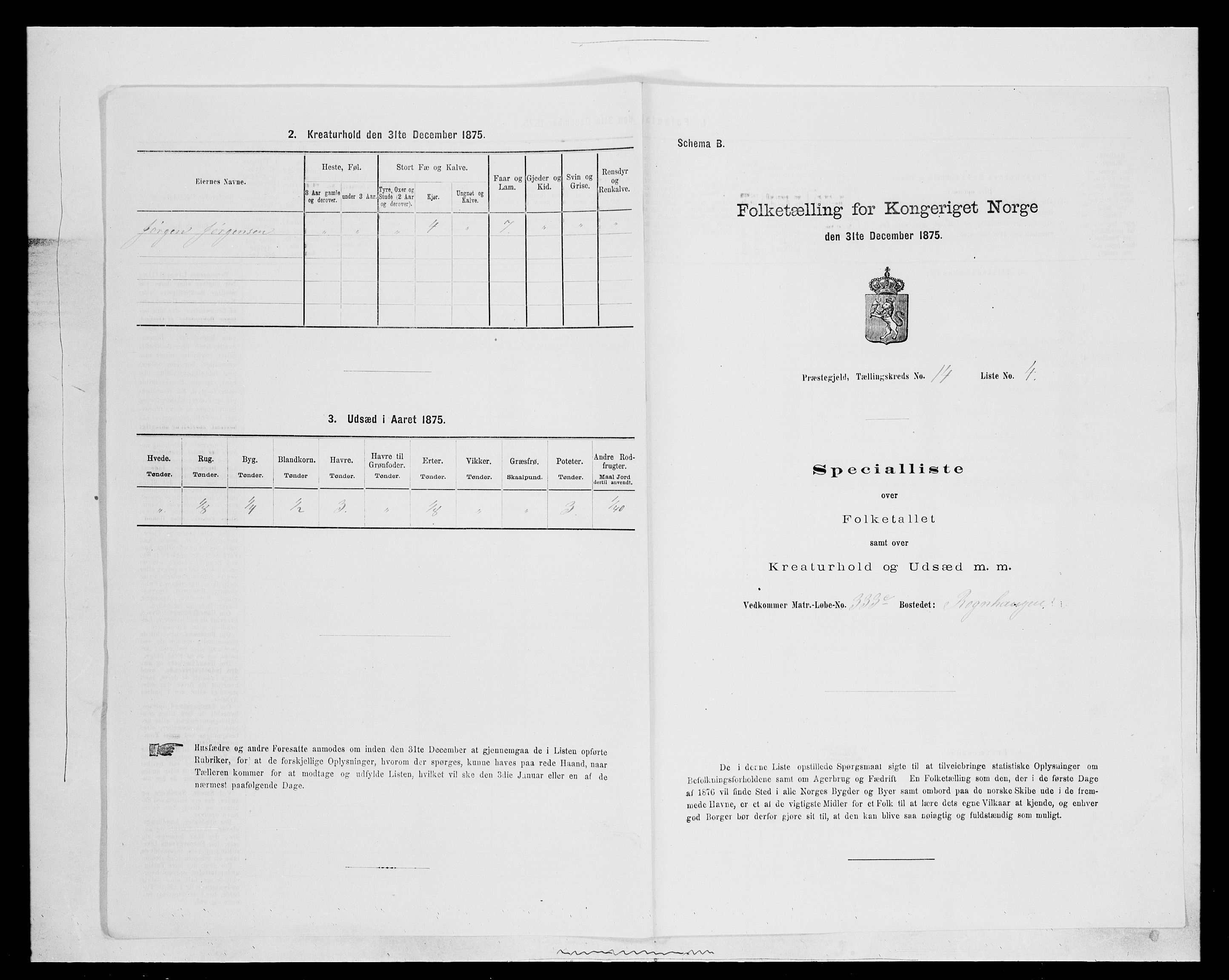 SAH, 1875 census for 0419P Sør-Odal, 1875, p. 1331