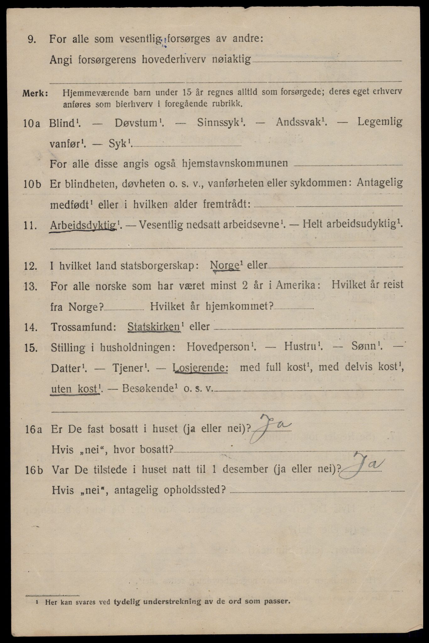 SAT, 1920 census for Trondheim, 1920, p. 137937