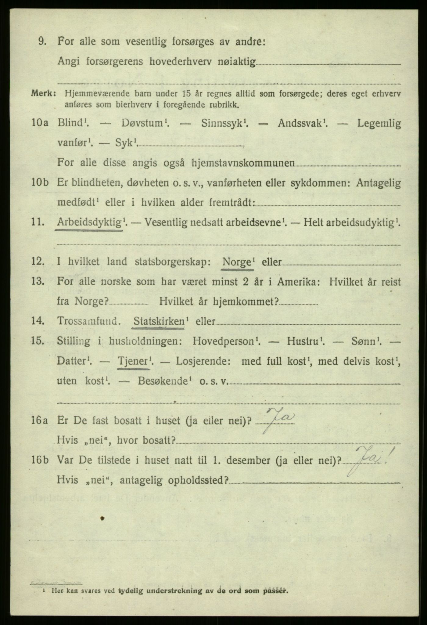 SAB, 1920 census for Fjaler, 1920, p. 3882