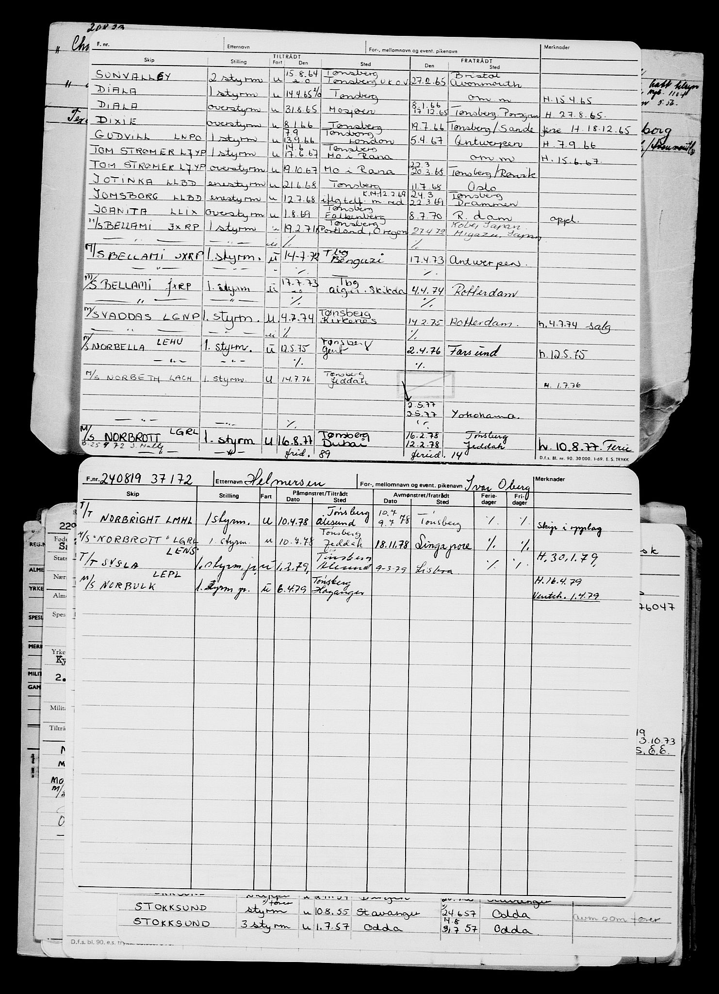 Direktoratet for sjømenn, AV/RA-S-3545/G/Gb/L0171: Hovedkort, 1919, p. 276