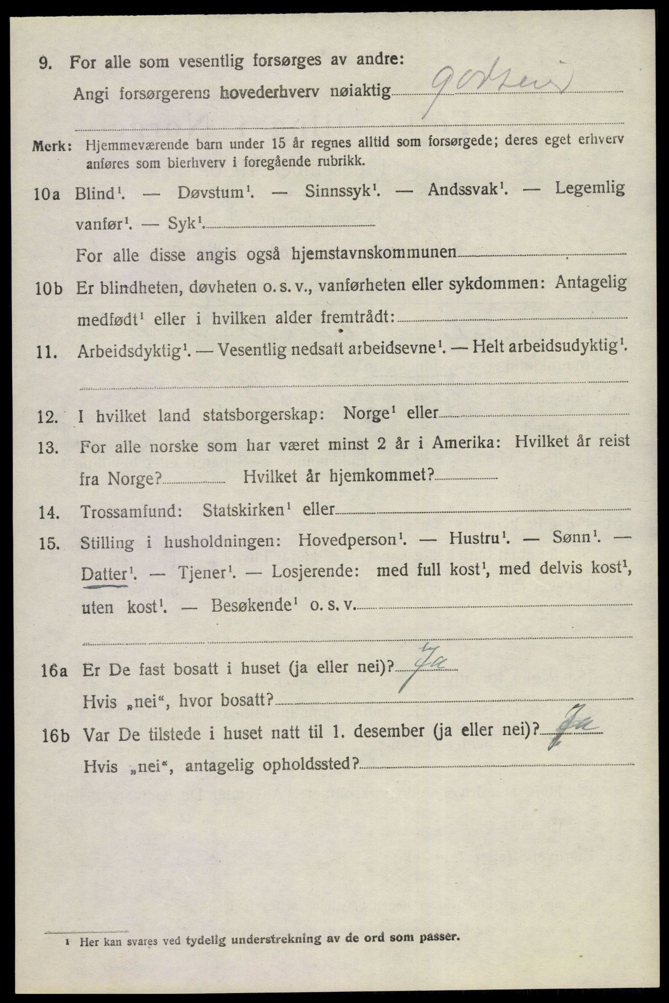 SAKO, 1920 census for Nes (Buskerud), 1920, p. 1915