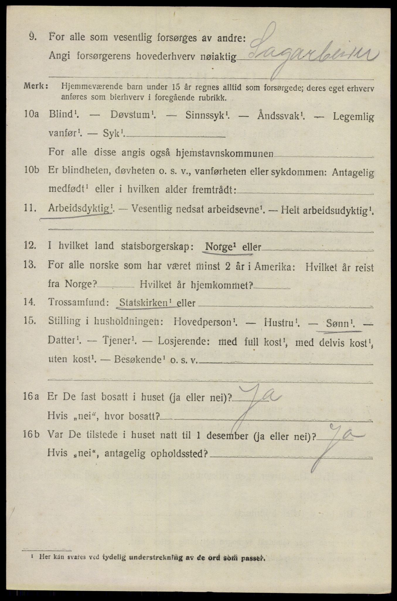 SAO, 1920 census for Glemmen, 1920, p. 4082