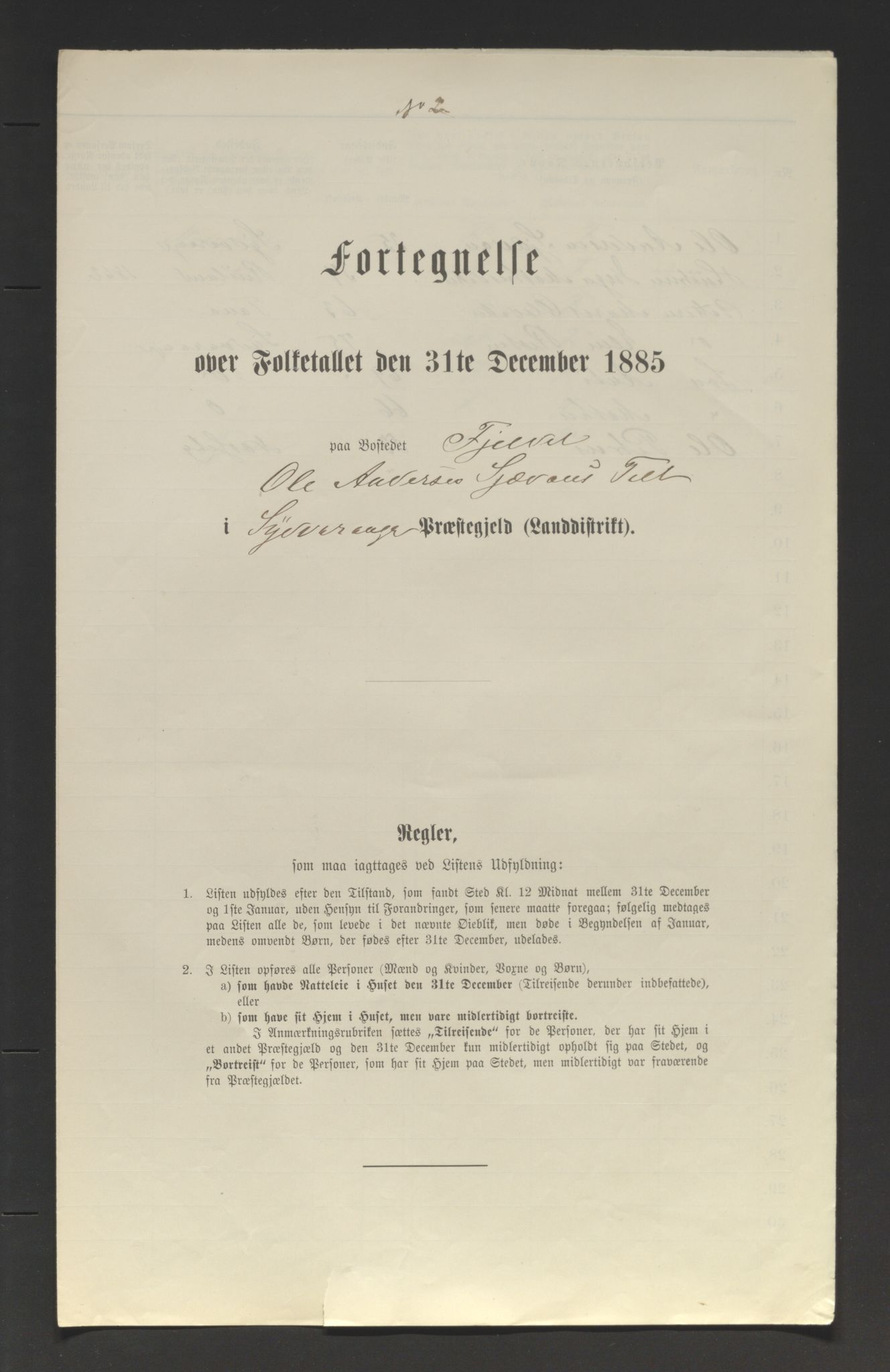 SATØ, 1885 census for 2030 Sør-Varanger, 1885, p. 232a