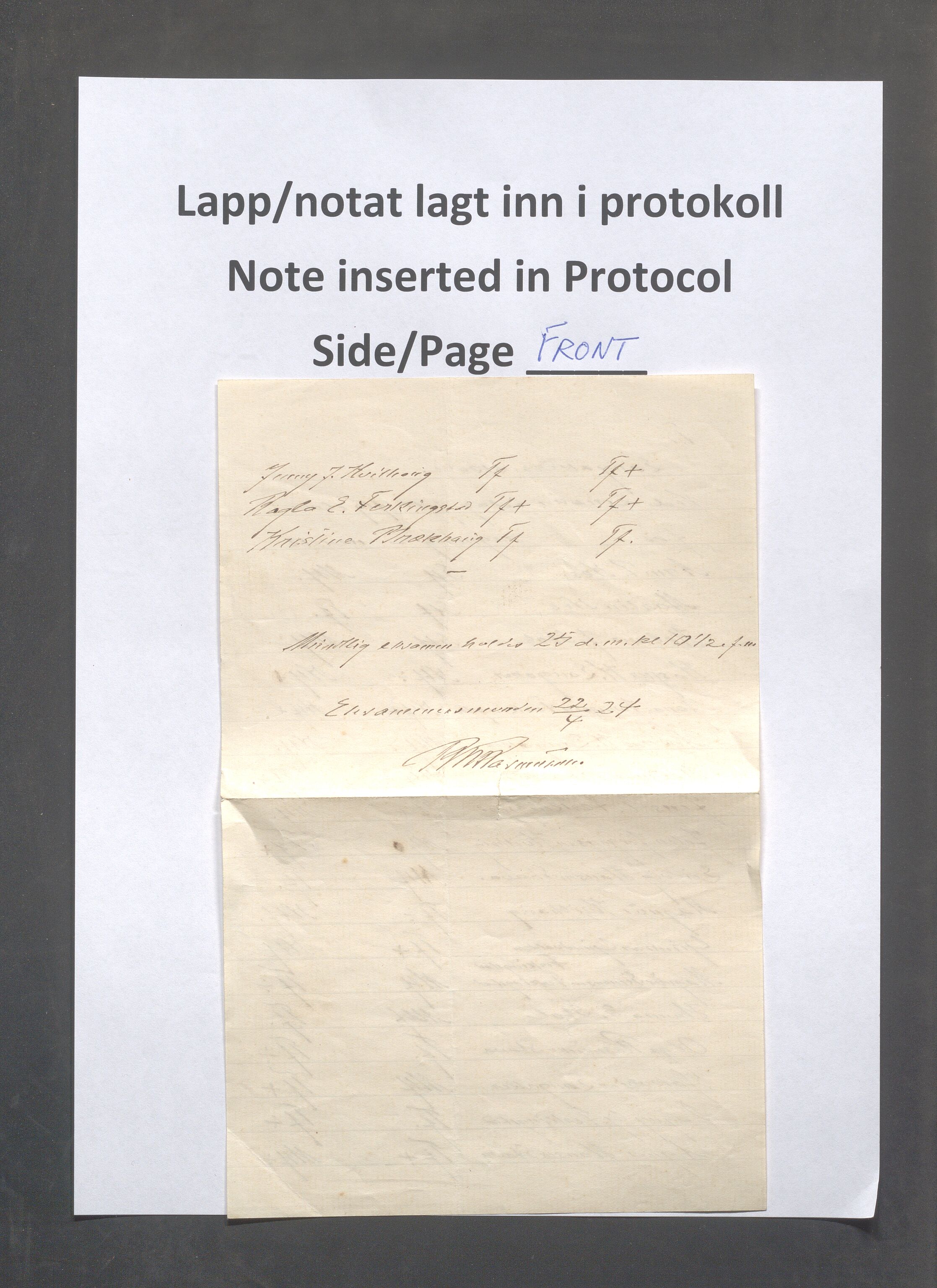 Skudenes kommune - Langåker - Ferkingstad skole, IKAR/A-303/H/L0003: Skoleprotokoll 2.-7. kl., 1911-1924