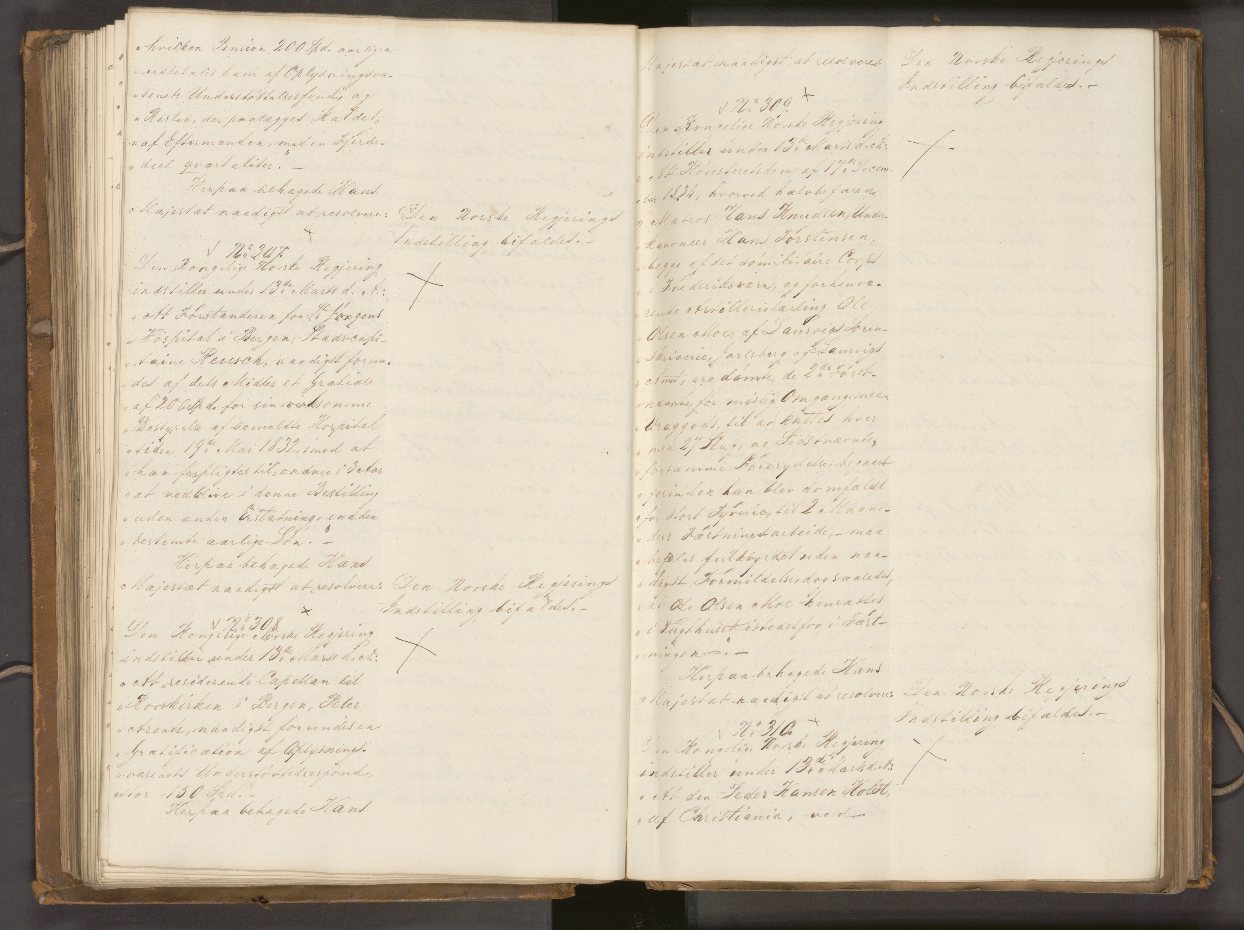 Statsrådssekretariatet, AV/RA-S-1001/A/Ab/L0040: Kgl. res. nr. 1-568, 1. halvår, 1835