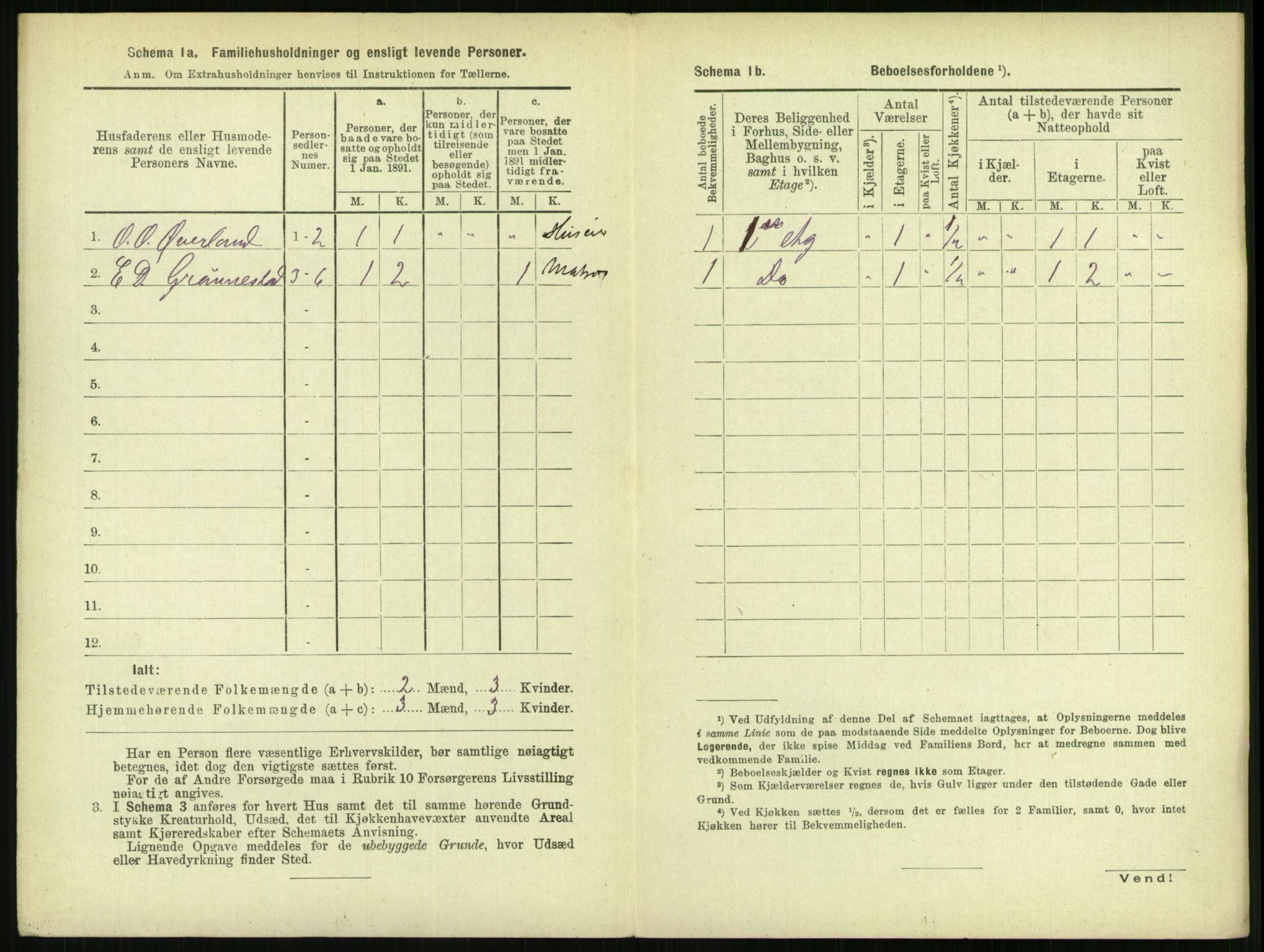 RA, 1891 census for 1103 Stavanger, 1891, p. 1090