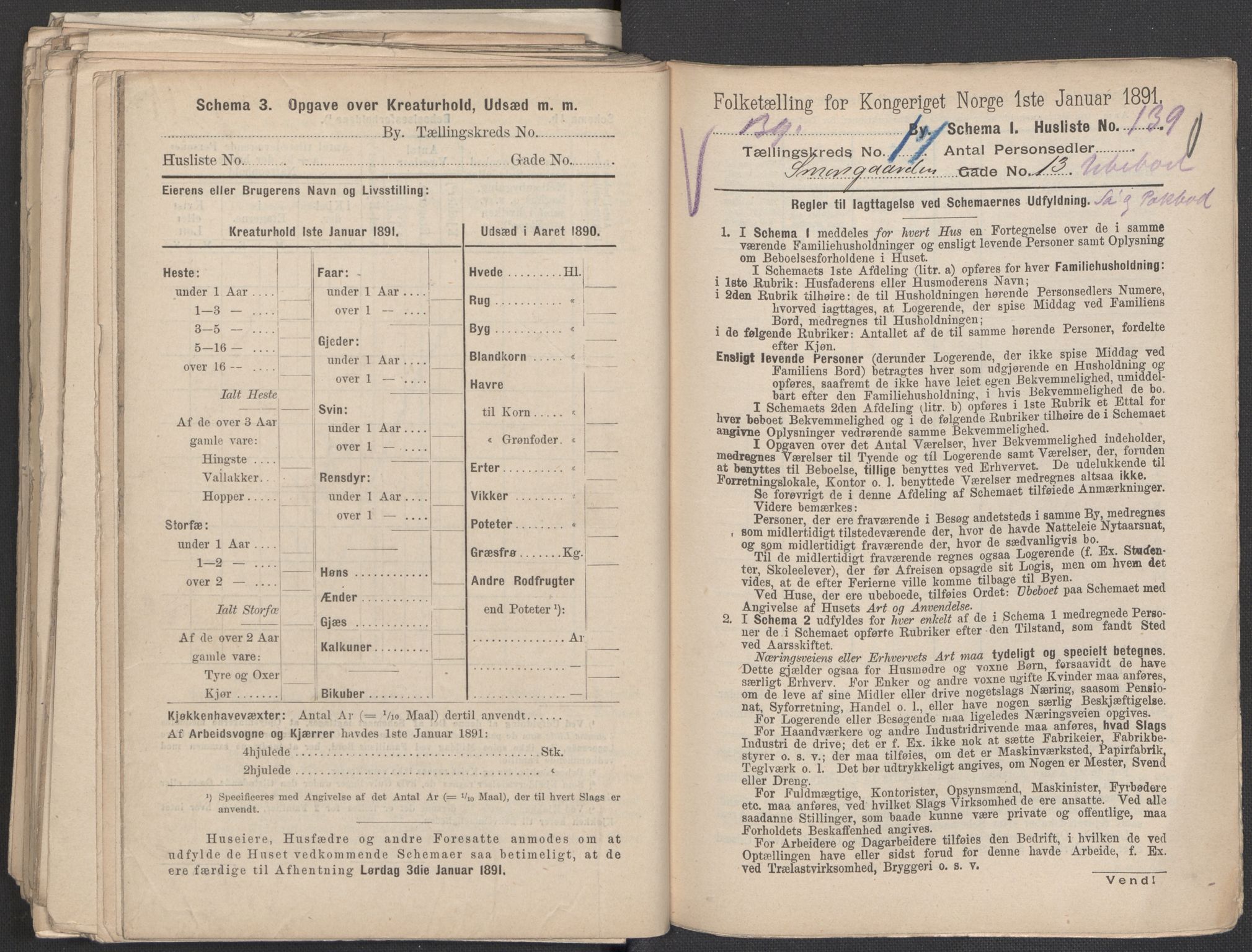 RA, 1891 Census for 1301 Bergen, 1891, p. 2765