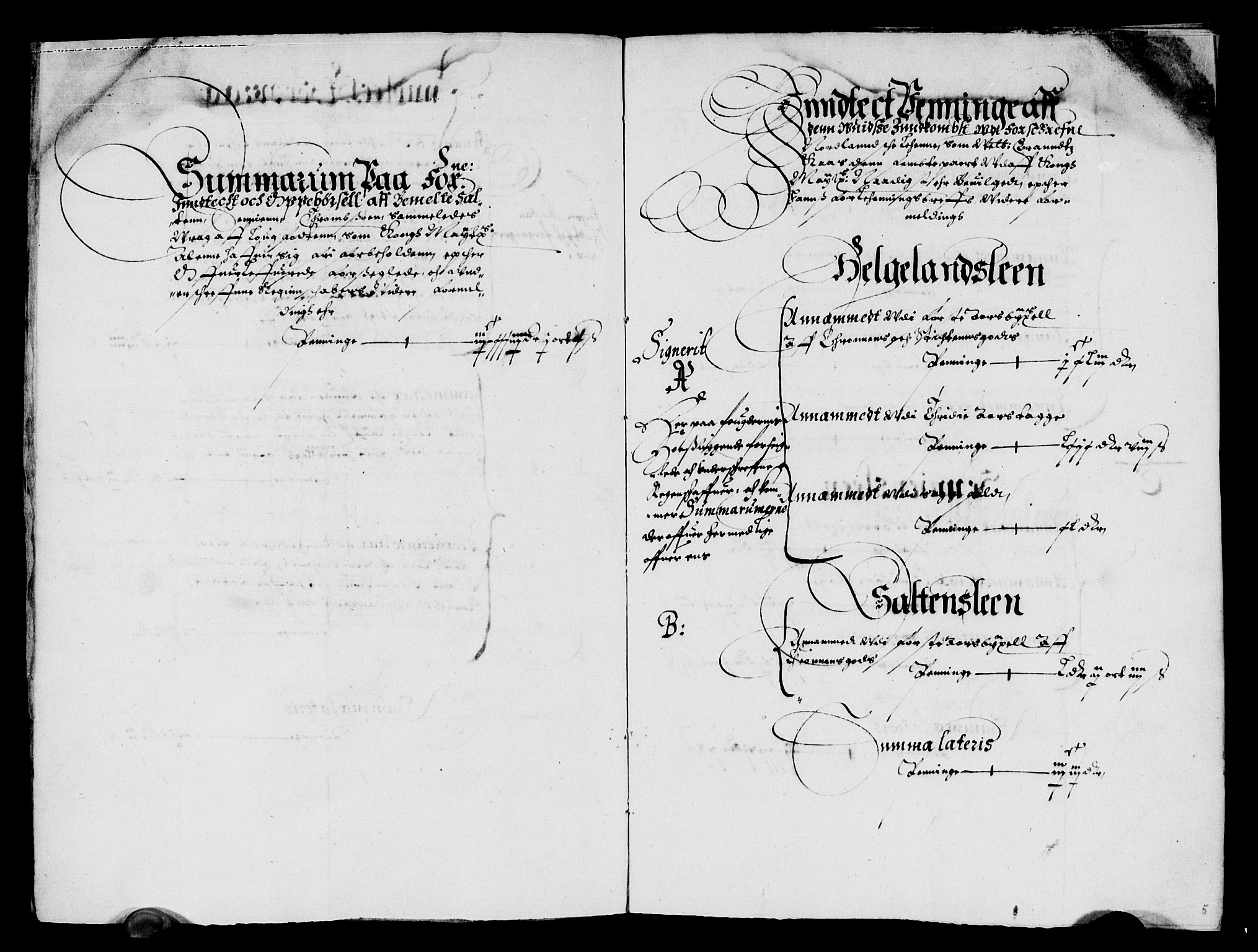 Rentekammeret inntil 1814, Reviderte regnskaper, Lensregnskaper, AV/RA-EA-5023/R/Rb/Rbz/L0018: Nordlandenes len, 1626-1628