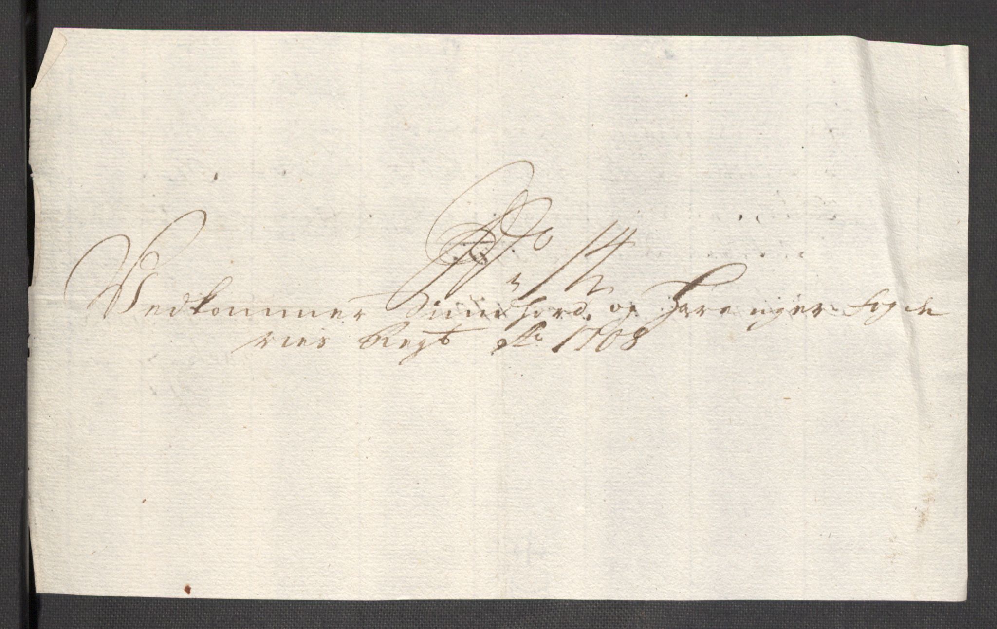 Rentekammeret inntil 1814, Reviderte regnskaper, Fogderegnskap, AV/RA-EA-4092/R48/L2985: Fogderegnskap Sunnhordland og Hardanger, 1708, p. 274