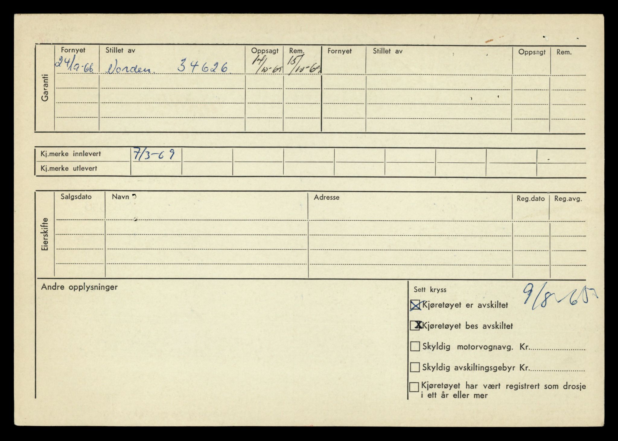 Møre og Romsdal vegkontor - Ålesund trafikkstasjon, AV/SAT-A-4099/F/Fe/L0039: Registreringskort for kjøretøy T 13361 - T 13530, 1927-1998, p. 1808