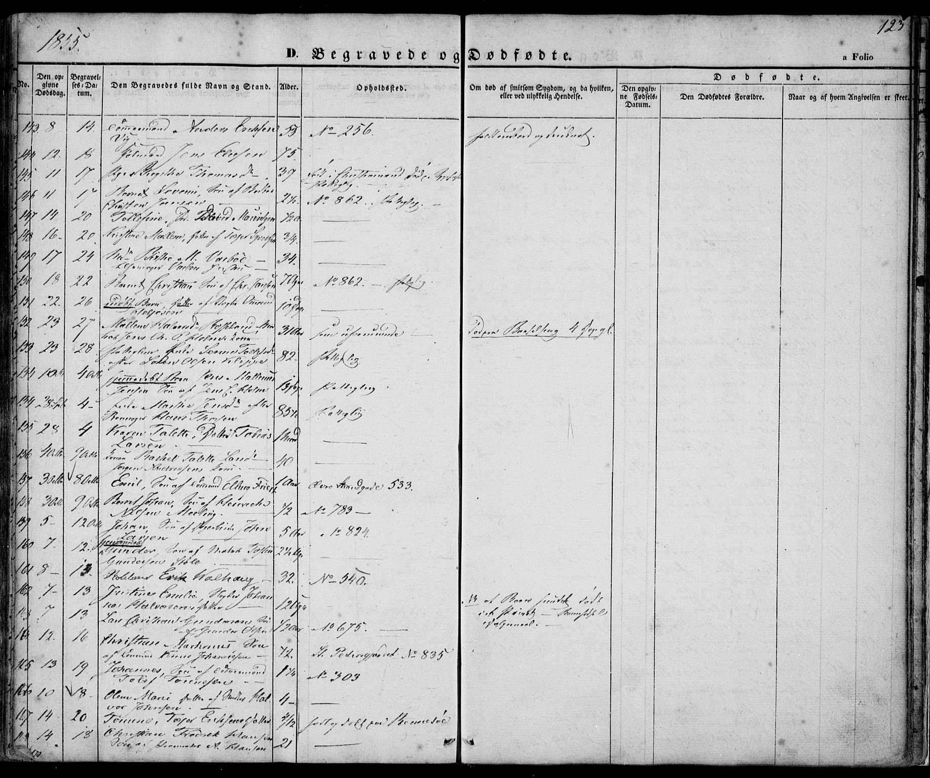 Domkirken sokneprestkontor, AV/SAST-A-101812/001/30/30BA/L0014: Parish register (official) no. A 13, 1841-1851, p. 123