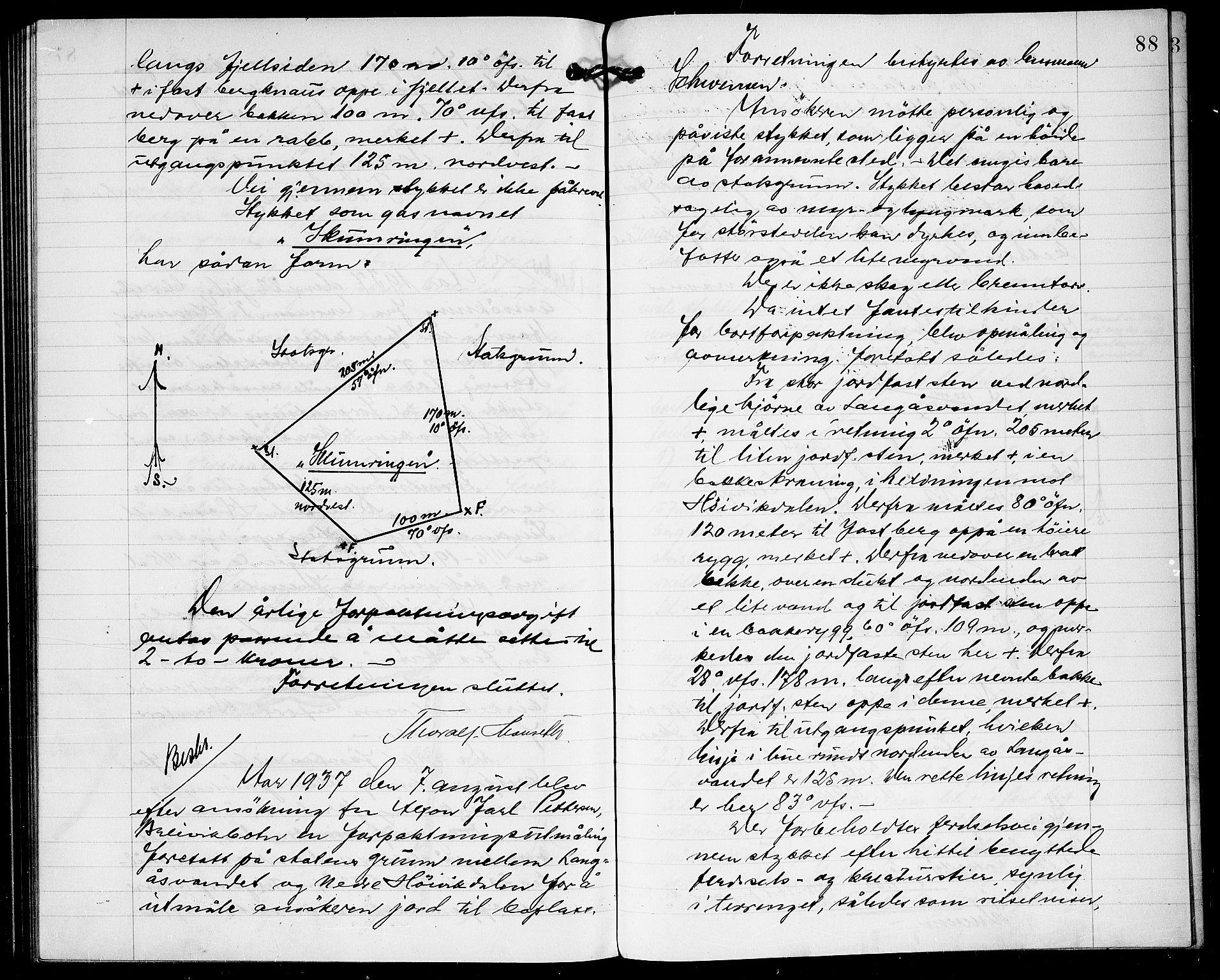 Lensmannen i Hasvik (hos Finnmarkseiendommen)*, FIEI/-, 1927-1938, p. 87b-88a