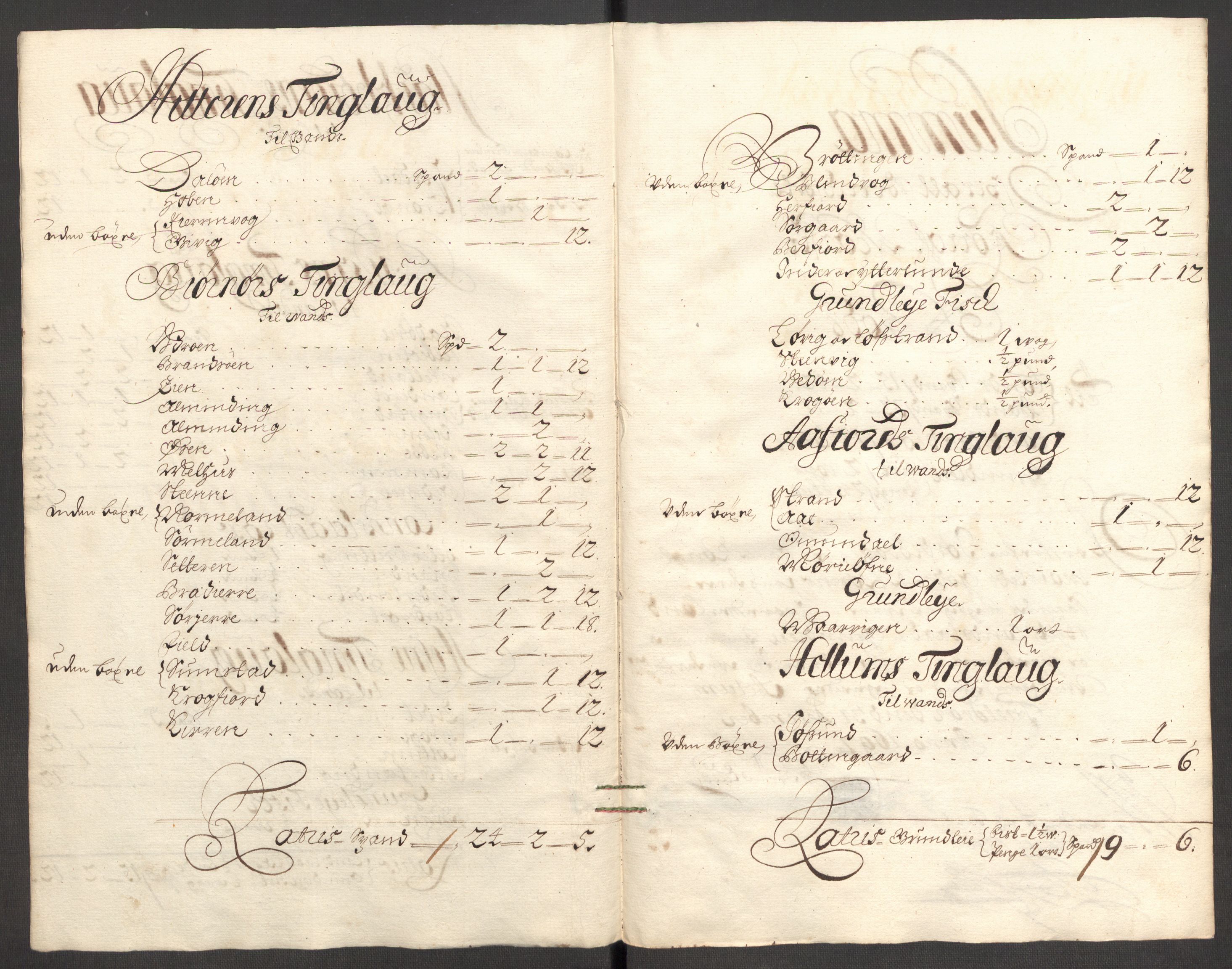 Rentekammeret inntil 1814, Reviderte regnskaper, Fogderegnskap, RA/EA-4092/R57/L3852: Fogderegnskap Fosen, 1697, p. 17