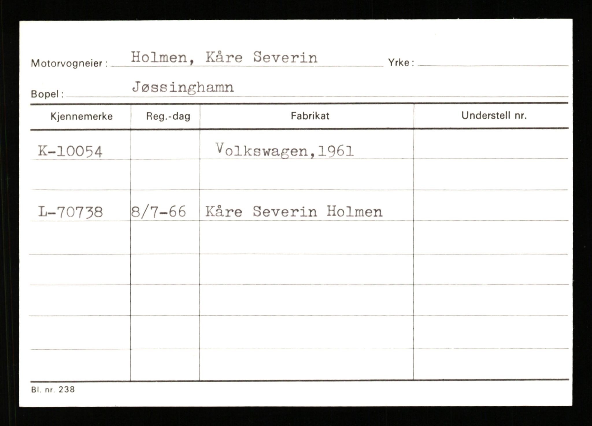 Stavanger trafikkstasjon, SAST/A-101942/0/G/L0002: Registreringsnummer: 5791 - 10405, 1930-1971, p. 2820