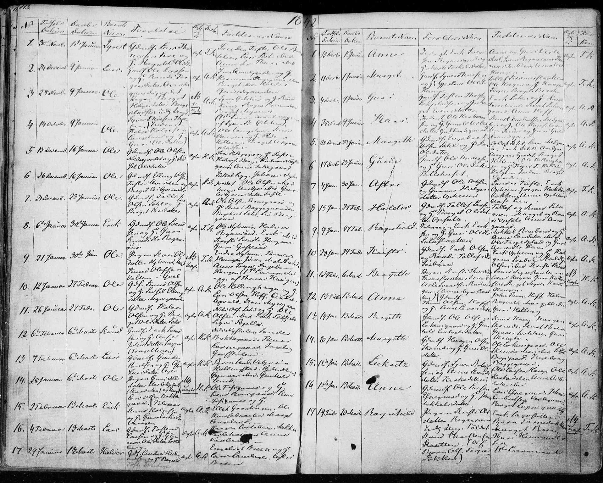 Ål kirkebøker, SAKO/A-249/F/Fa/L0005: Parish register (official) no. I 5, 1825-1848, p. 113