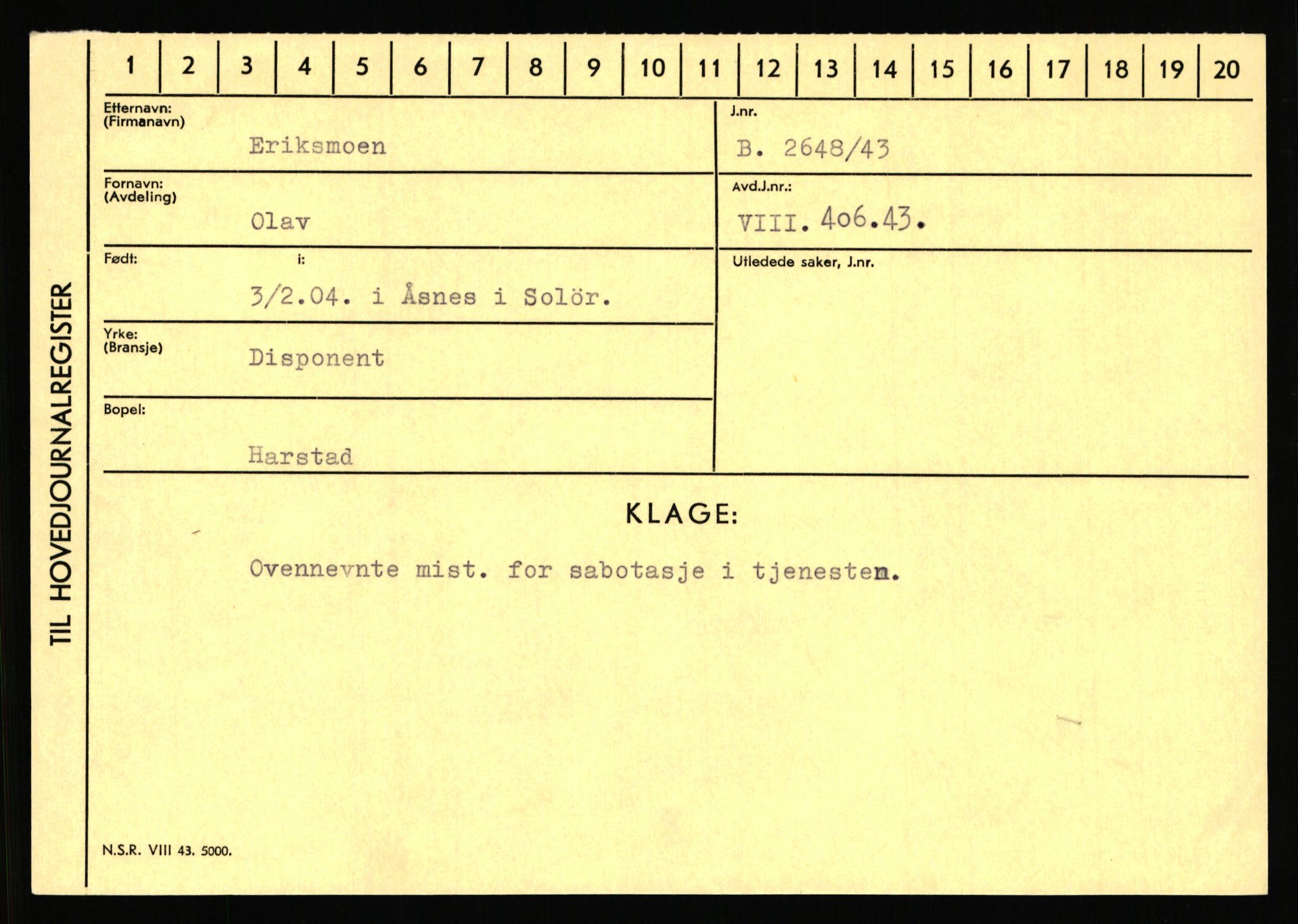 Statspolitiet - Hovedkontoret / Osloavdelingen, AV/RA-S-1329/C/Ca/L0004: Eid - funn av gjenstander	, 1943-1945, p. 2027