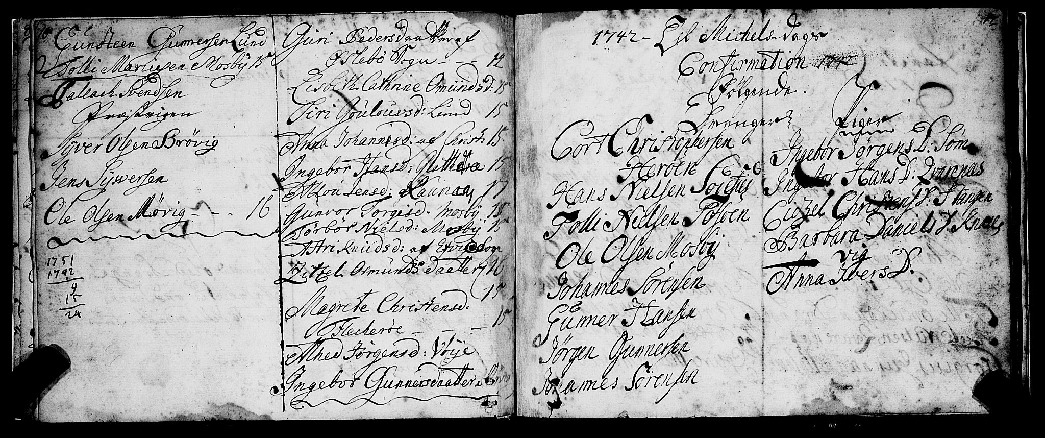 Oddernes sokneprestkontor, AV/SAK-1111-0033/F/Fa/Faa/L0003: Parish register (official) no. A 3, 1736-1795, p. 16-17