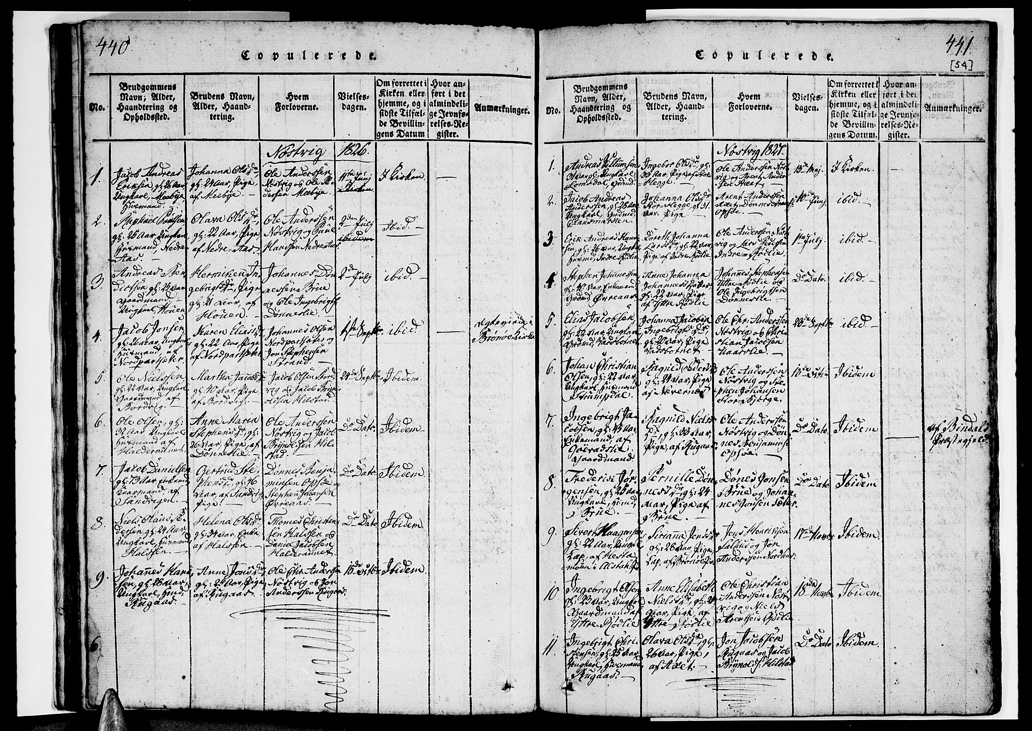 Ministerialprotokoller, klokkerbøker og fødselsregistre - Nordland, AV/SAT-A-1459/814/L0223: Parish register (official) no. 814A04, 1820-1833, p. 440-441