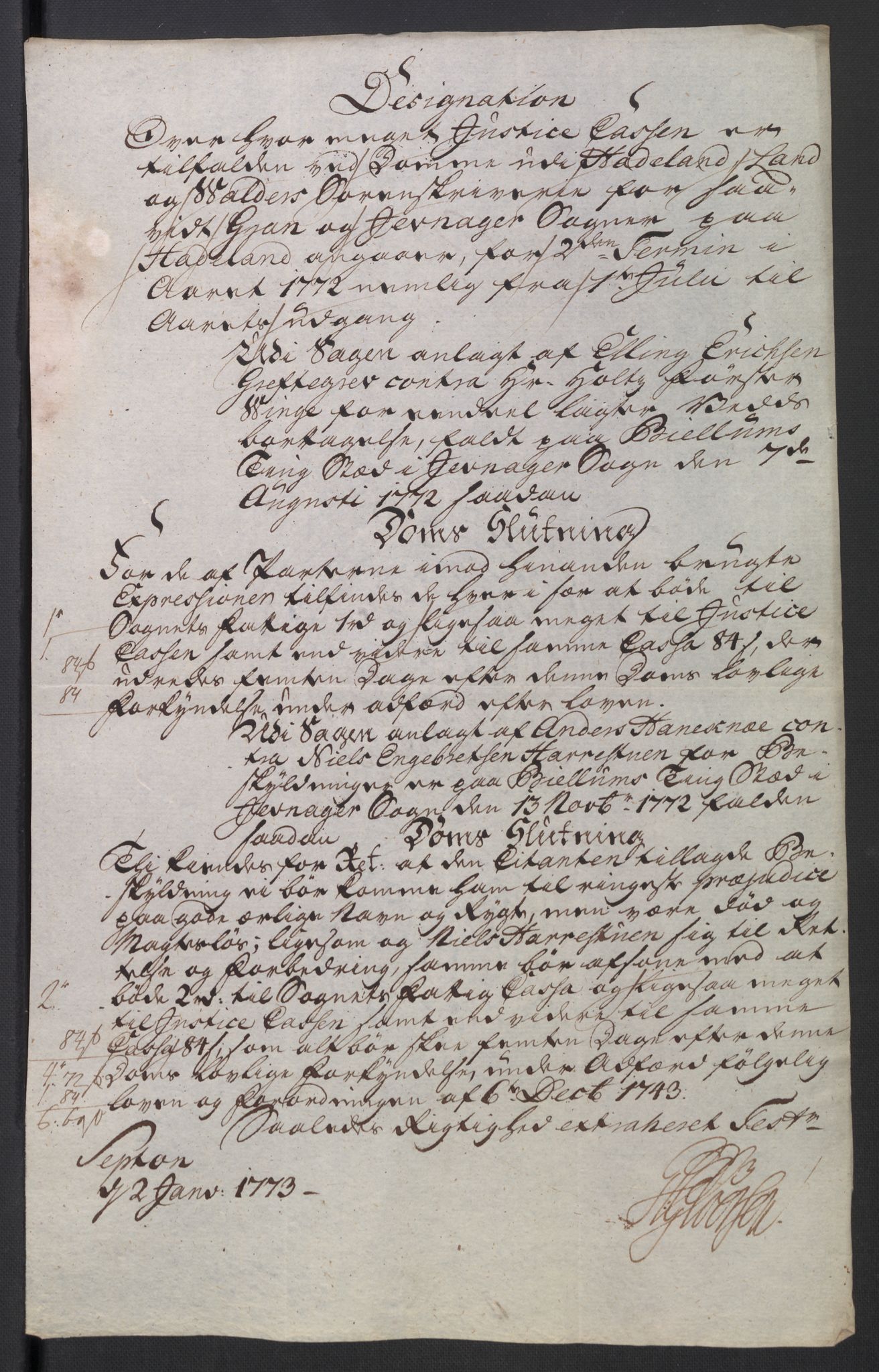 Rentekammeret inntil 1814, Reviderte regnskaper, Mindre regnskaper, AV/RA-EA-4068/Rb/L0014: Opplands amt, 1771-1779, p. 170