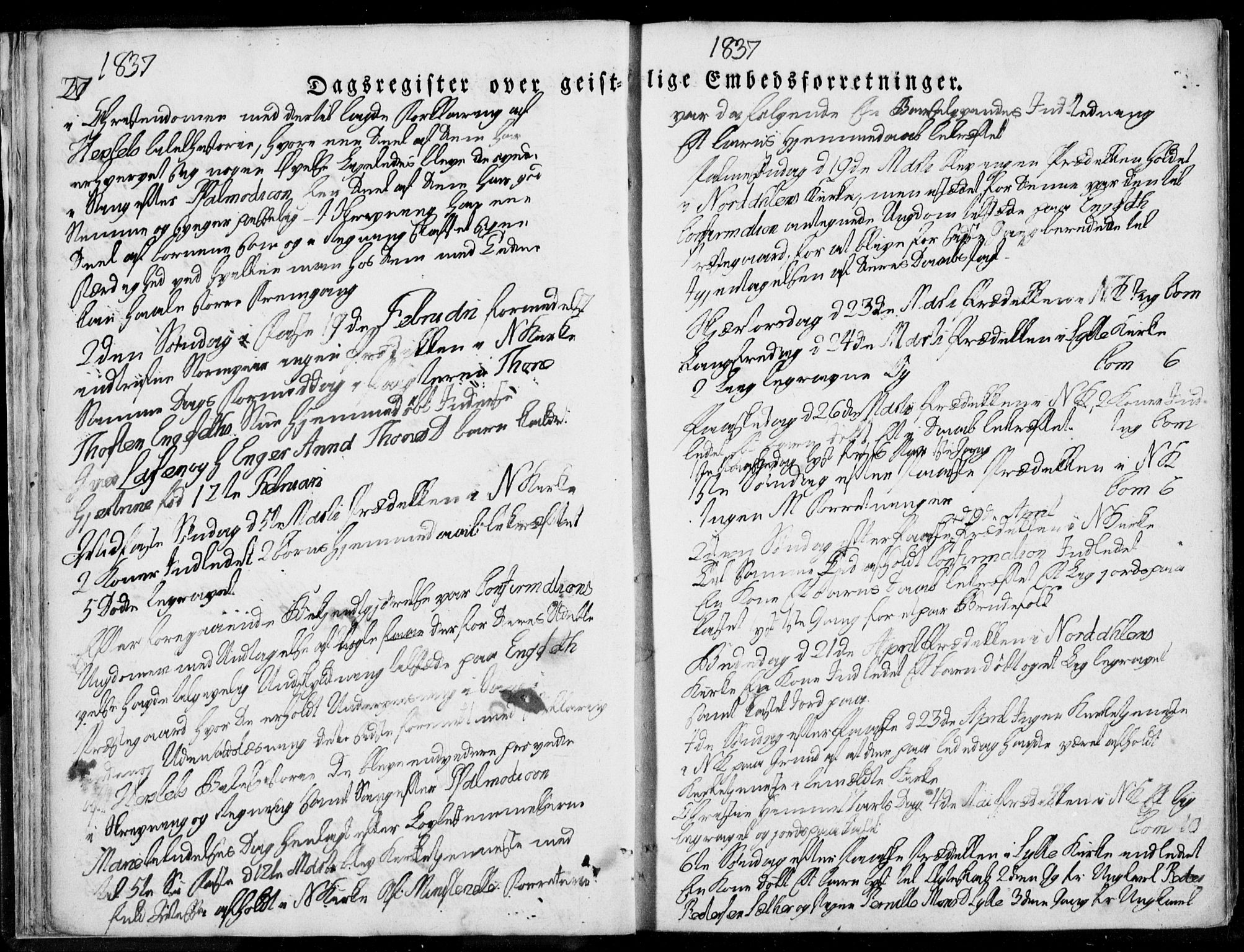 Ministerialprotokoller, klokkerbøker og fødselsregistre - Møre og Romsdal, SAT/A-1454/519/L0247: Parish register (official) no. 519A06, 1827-1846, p. 27