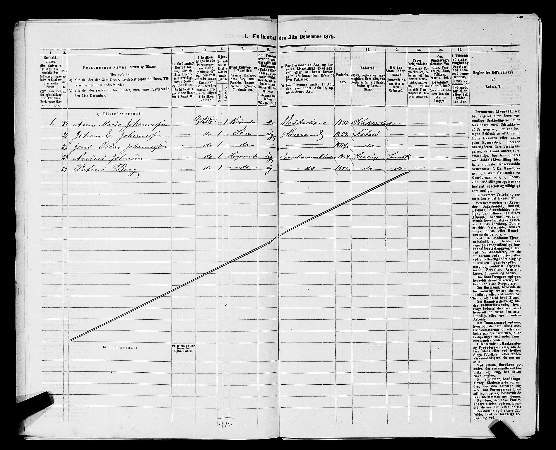 RA, 1875 census for 0101P Fredrikshald, 1875, p. 763