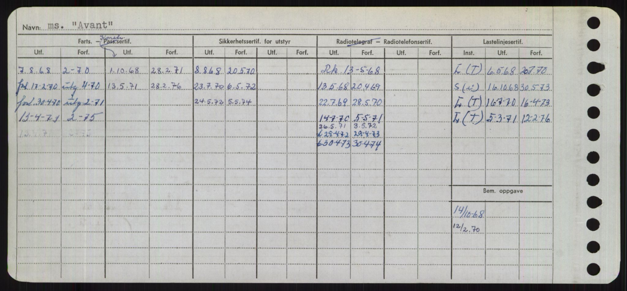 Sjøfartsdirektoratet med forløpere, Skipsmålingen, AV/RA-S-1627/H/Hd/L0002: Fartøy, Apa-Axe, p. 530