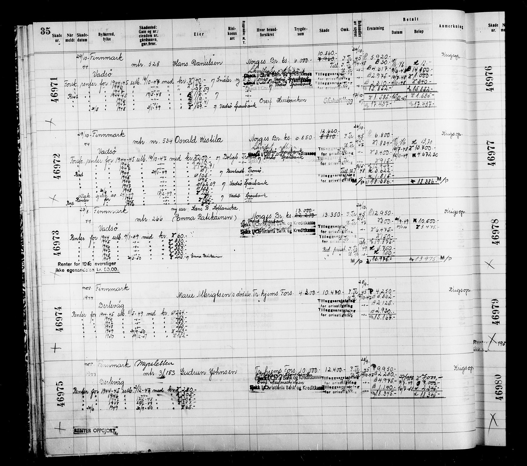 Krigsskadetrygdene for bygninger og løsøre, AV/RA-S-1548/V/L0039: Bygning, branntrygdet., 1940-1945, p. 35