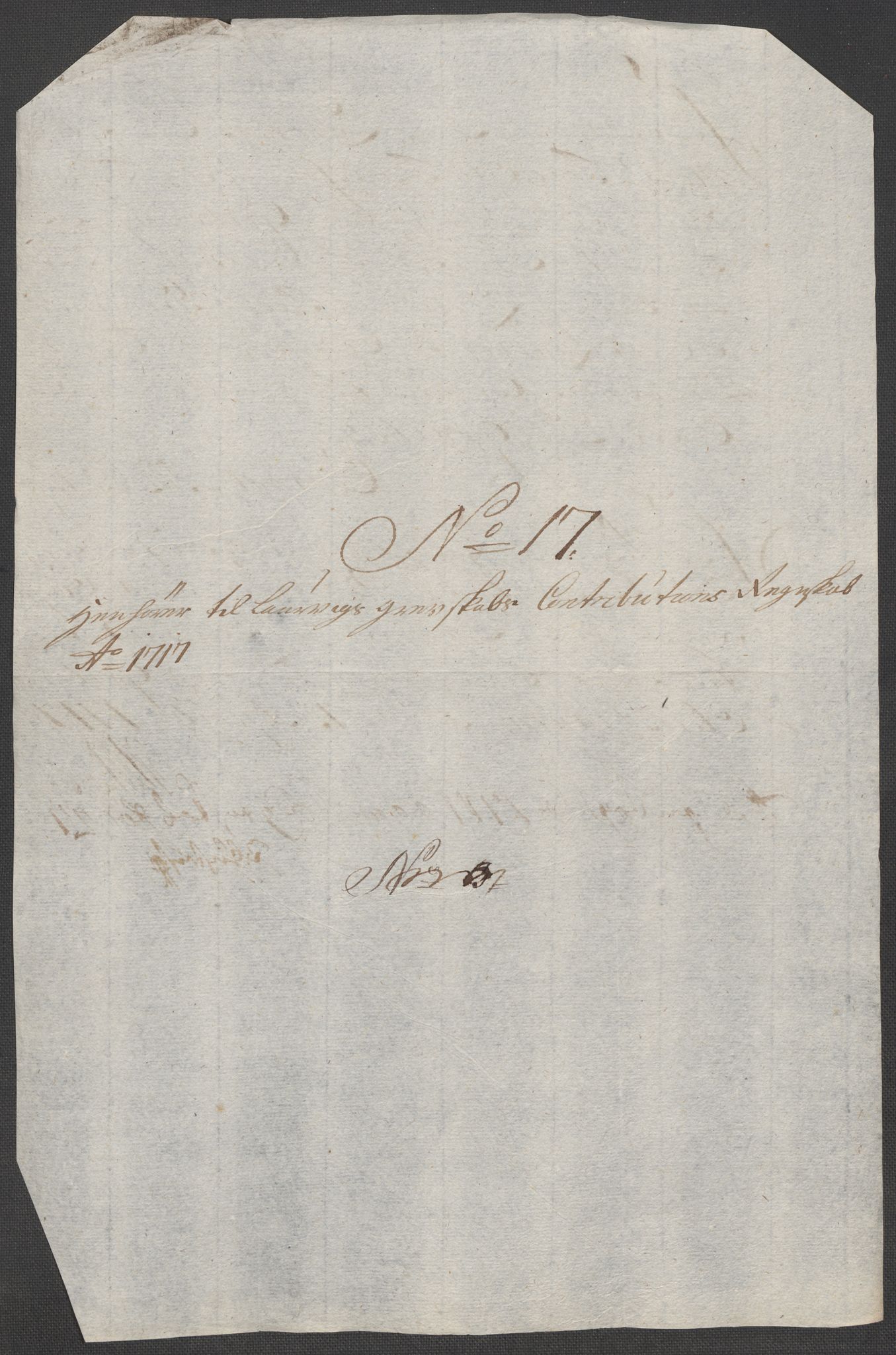 Rentekammeret inntil 1814, Reviderte regnskaper, Fogderegnskap, AV/RA-EA-4092/R33/L1987: Fogderegnskap Larvik grevskap, 1716-1717, p. 552