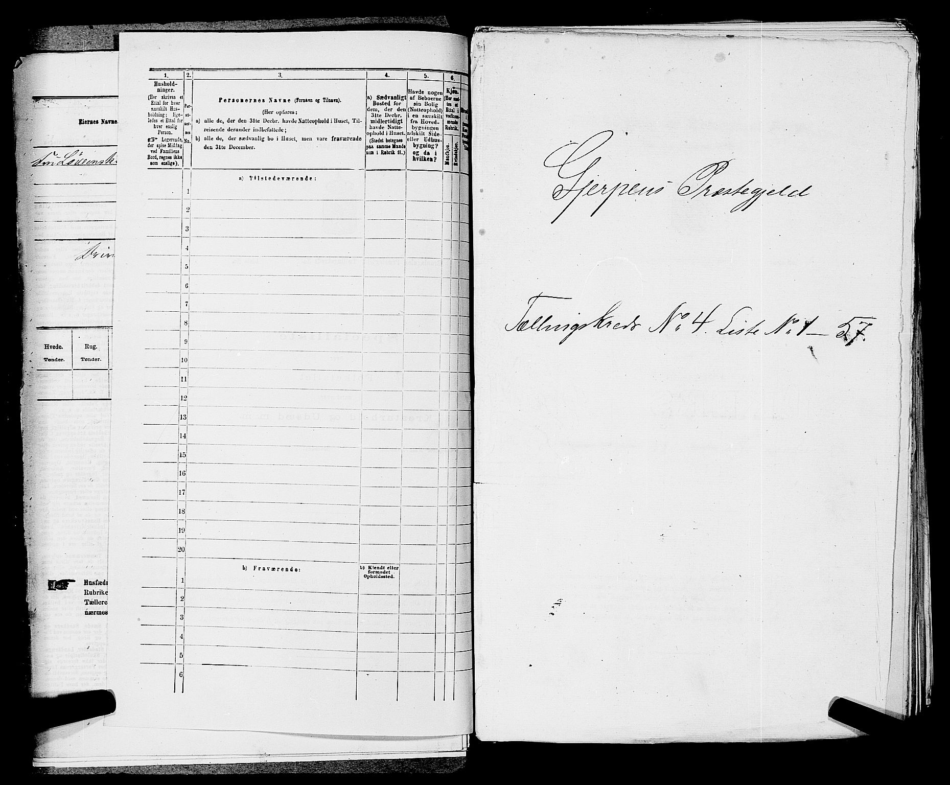 SAKO, 1875 census for 0812P Gjerpen, 1875, p. 470