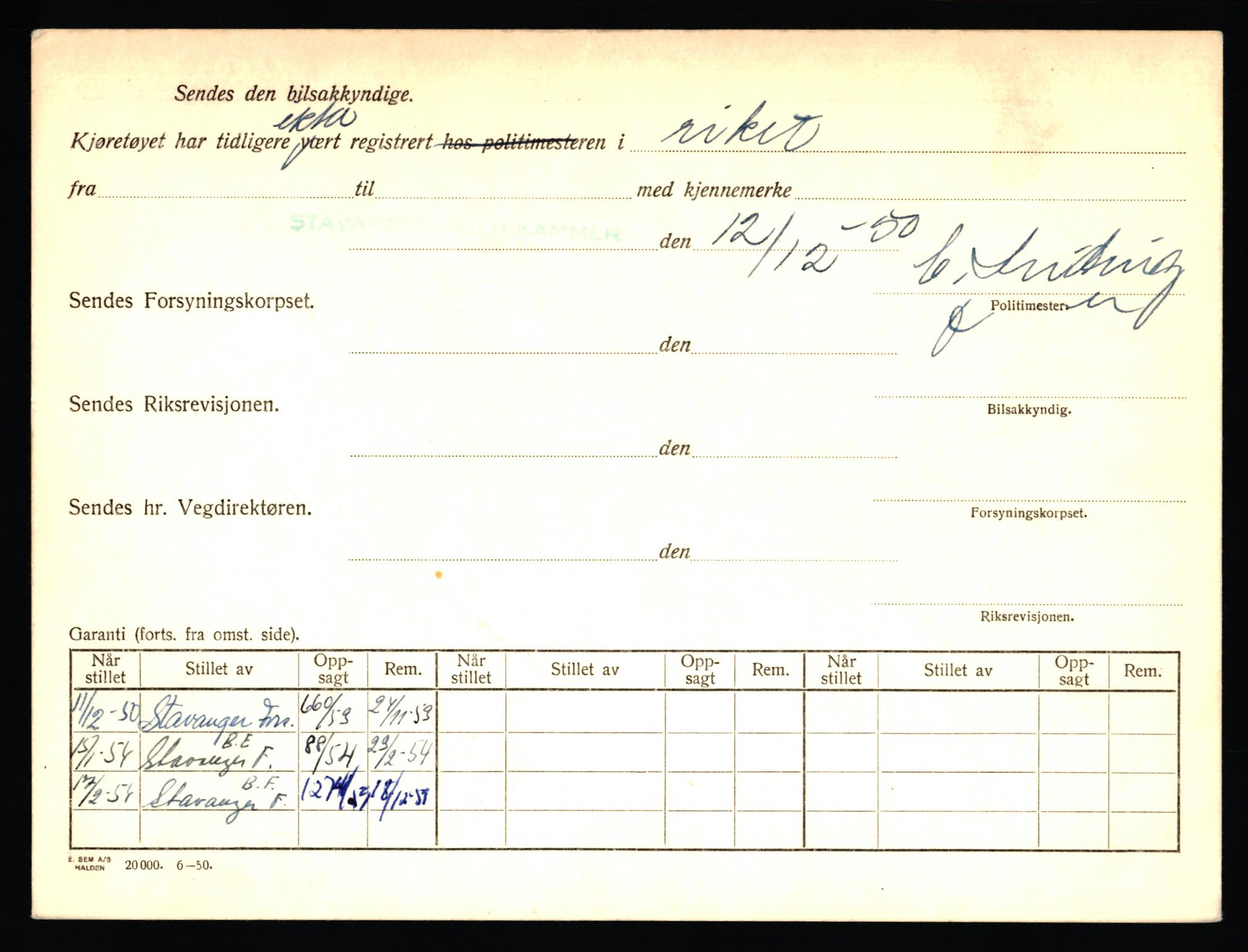 Stavanger trafikkstasjon, AV/SAST-A-101942/0/F/L0004: L-1000 - L-1349, 1930-1971, p. 298