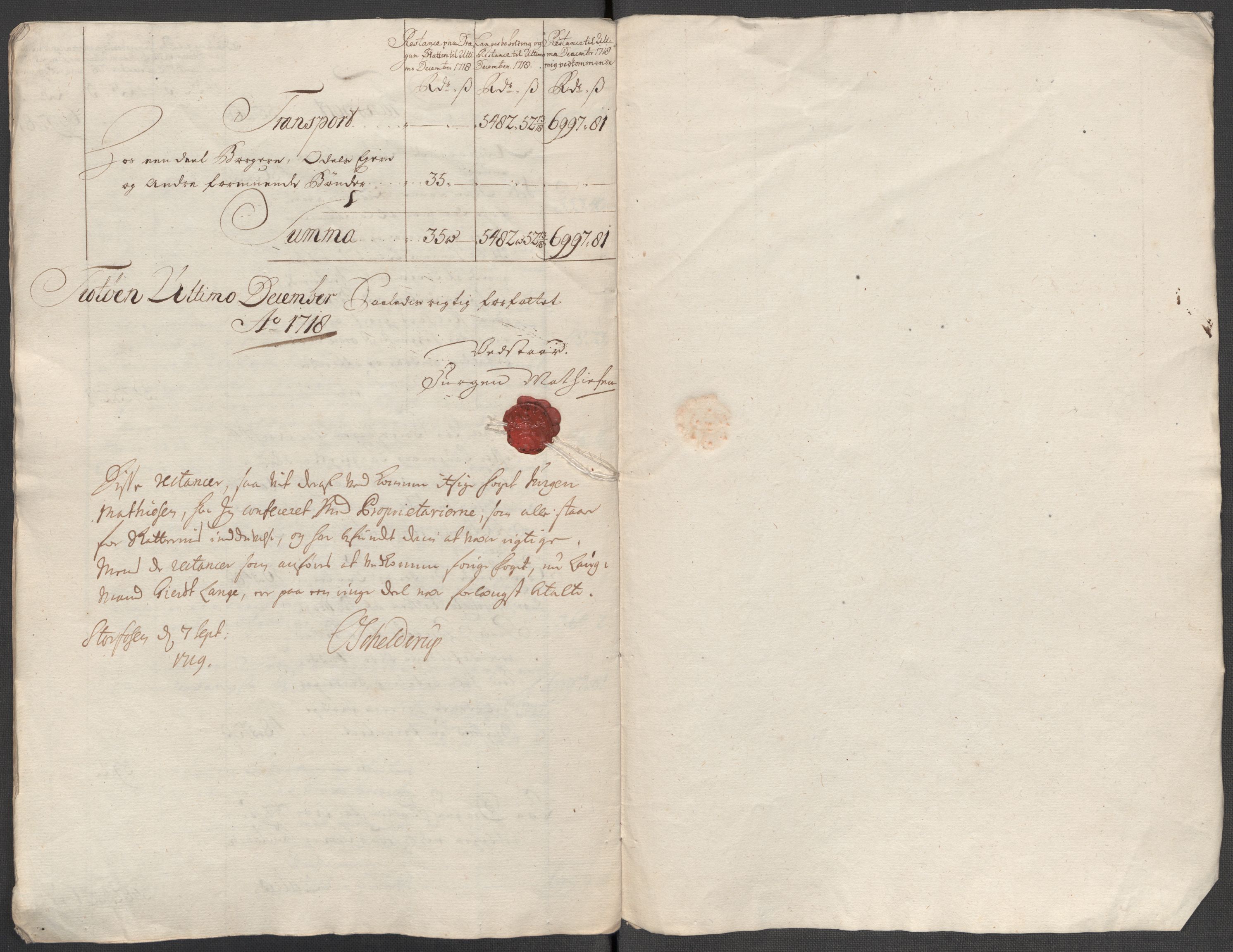 Rentekammeret inntil 1814, Reviderte regnskaper, Fogderegnskap, AV/RA-EA-4092/R65/L4516: Fogderegnskap Helgeland, 1718, p. 282