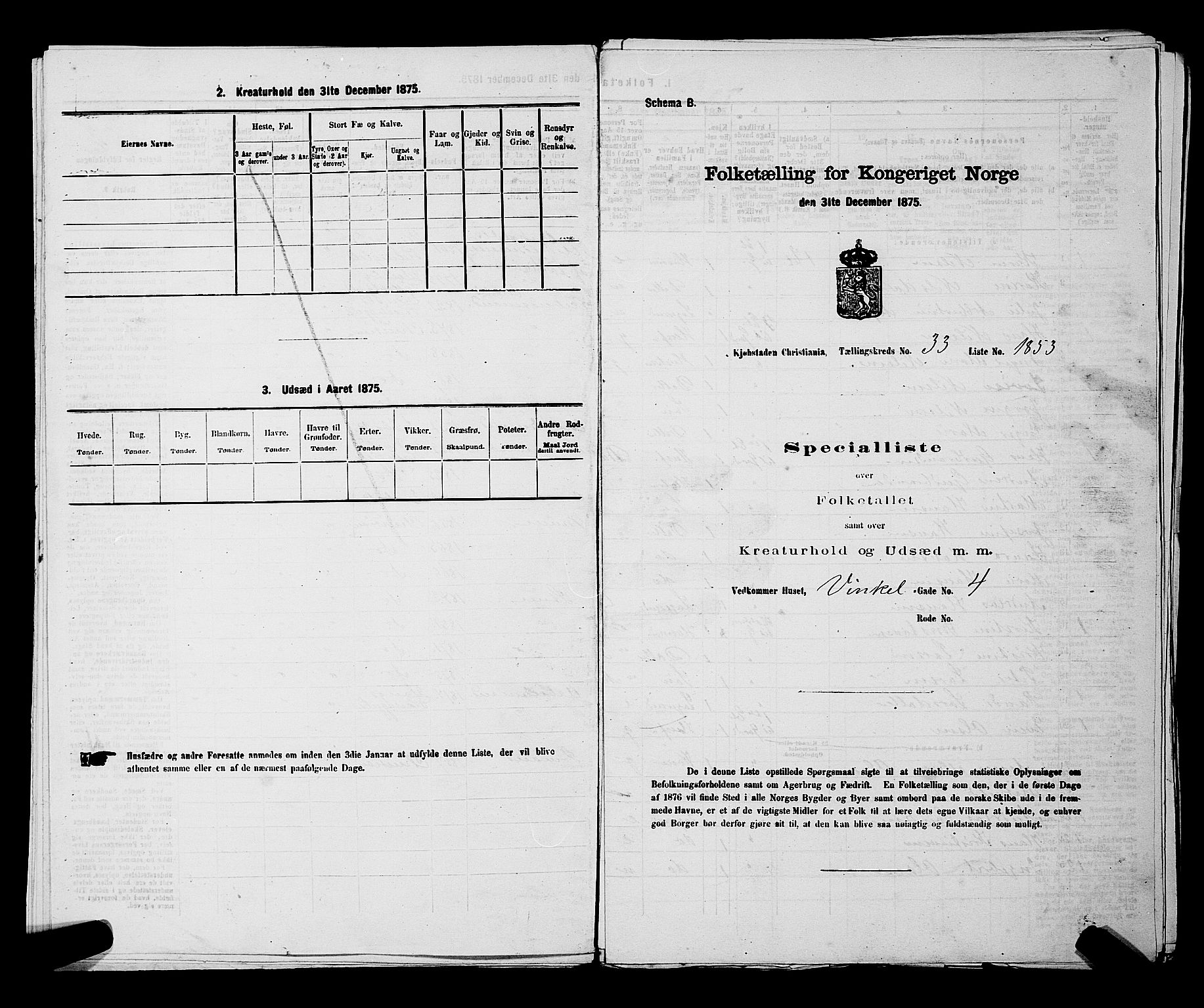 RA, 1875 census for 0301 Kristiania, 1875, p. 5367