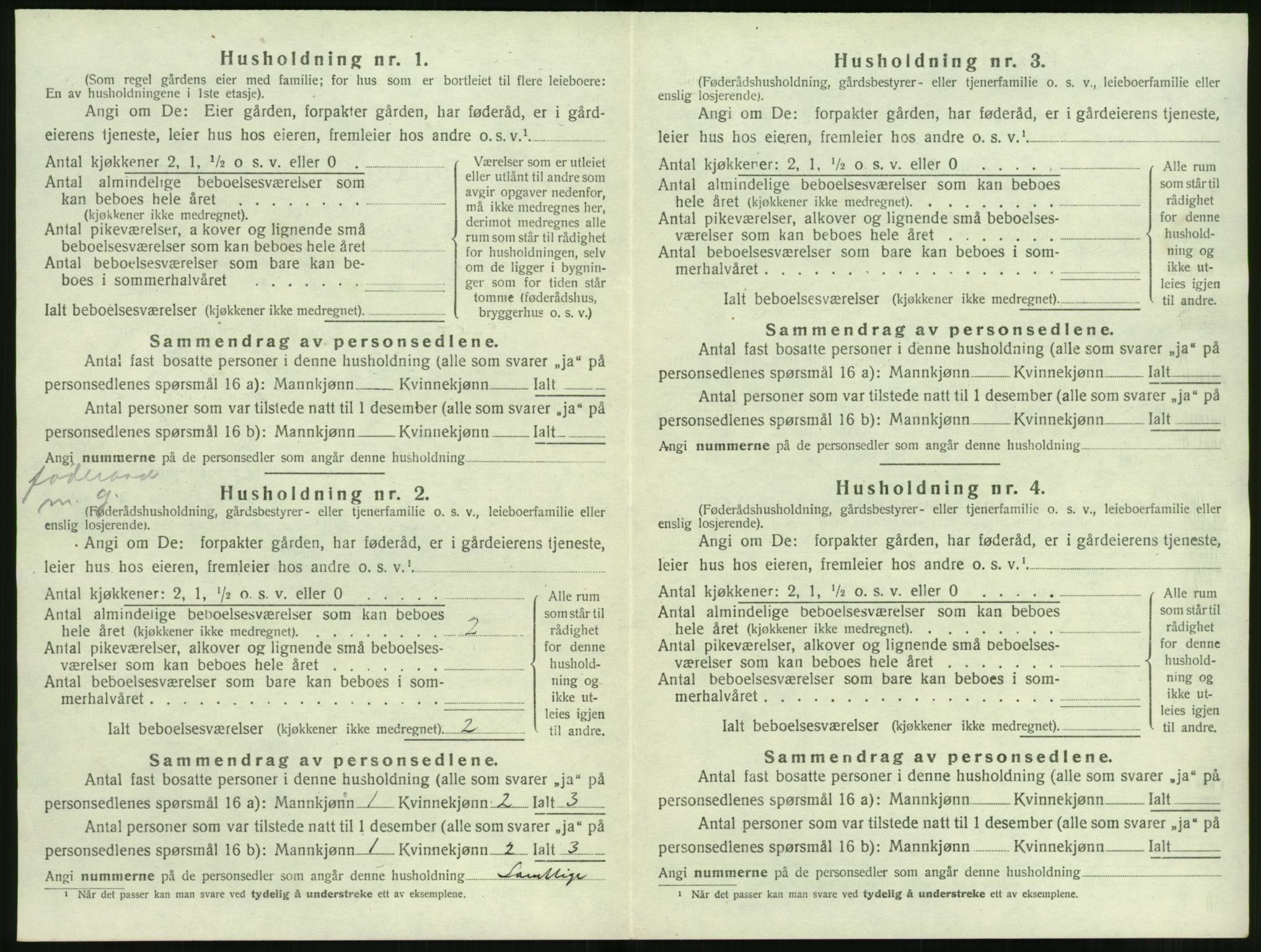 SAT, 1920 census for Volda, 1920, p. 775