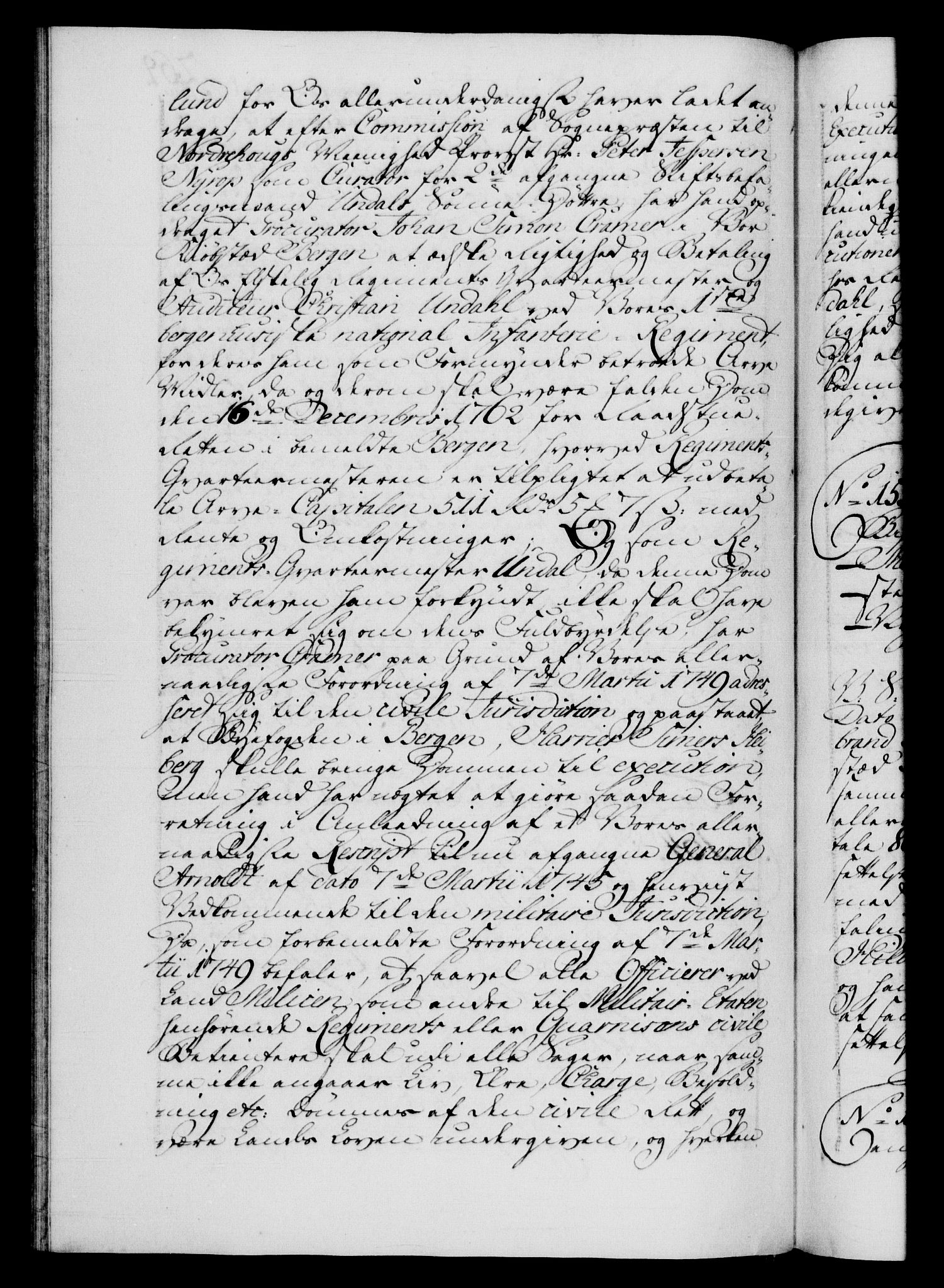 Danske Kanselli 1572-1799, AV/RA-EA-3023/F/Fc/Fca/Fcab/L0037: Norske tegnelser, 1762-1766, p. 269b