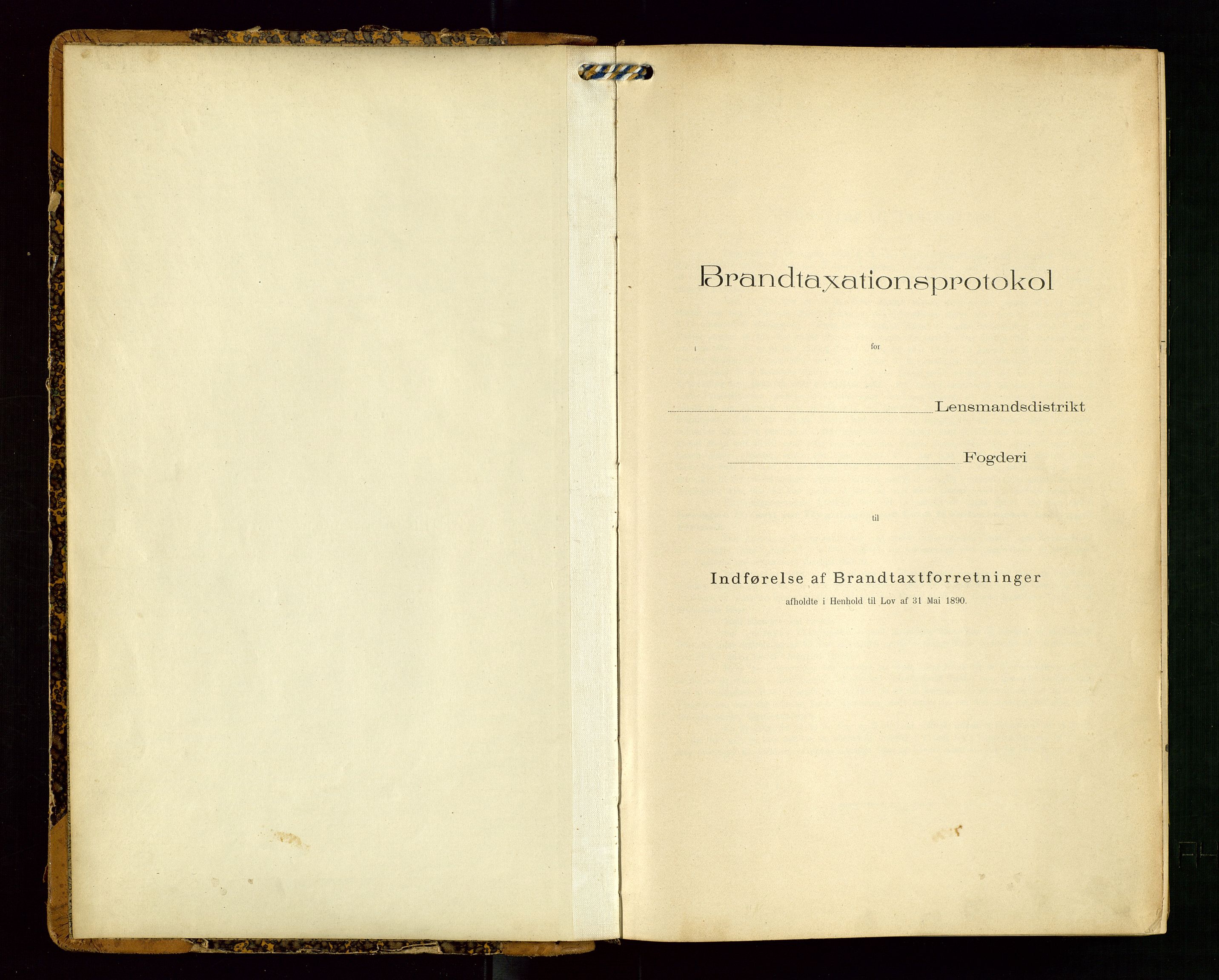 Lund lensmannskontor, SAST/A-100303/Gob/L0002: "Brandtakstprotokol", 1908-1918