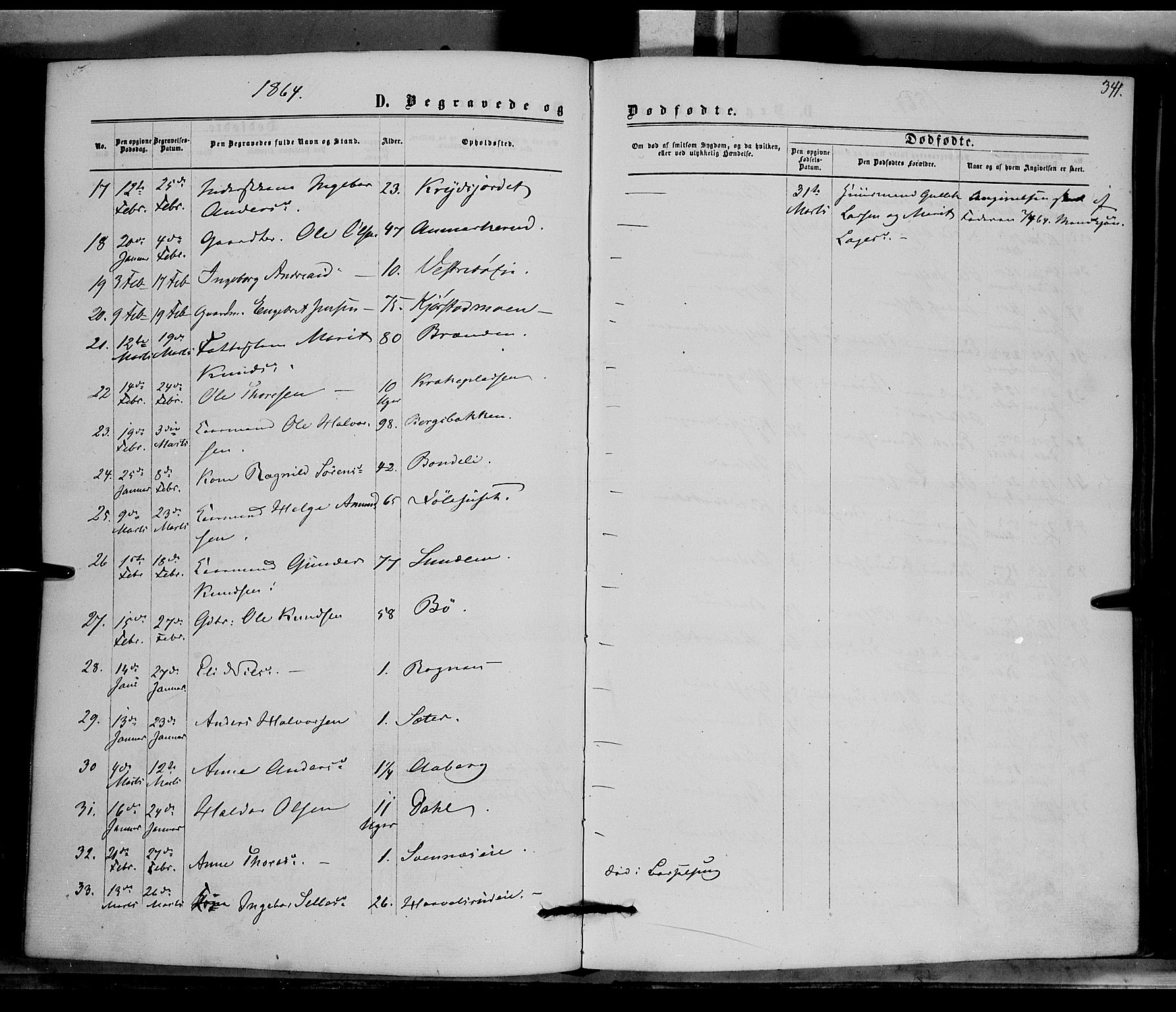 Nord-Aurdal prestekontor, AV/SAH-PREST-132/H/Ha/Haa/L0008: Parish register (official) no. 8, 1863-1875, p. 341